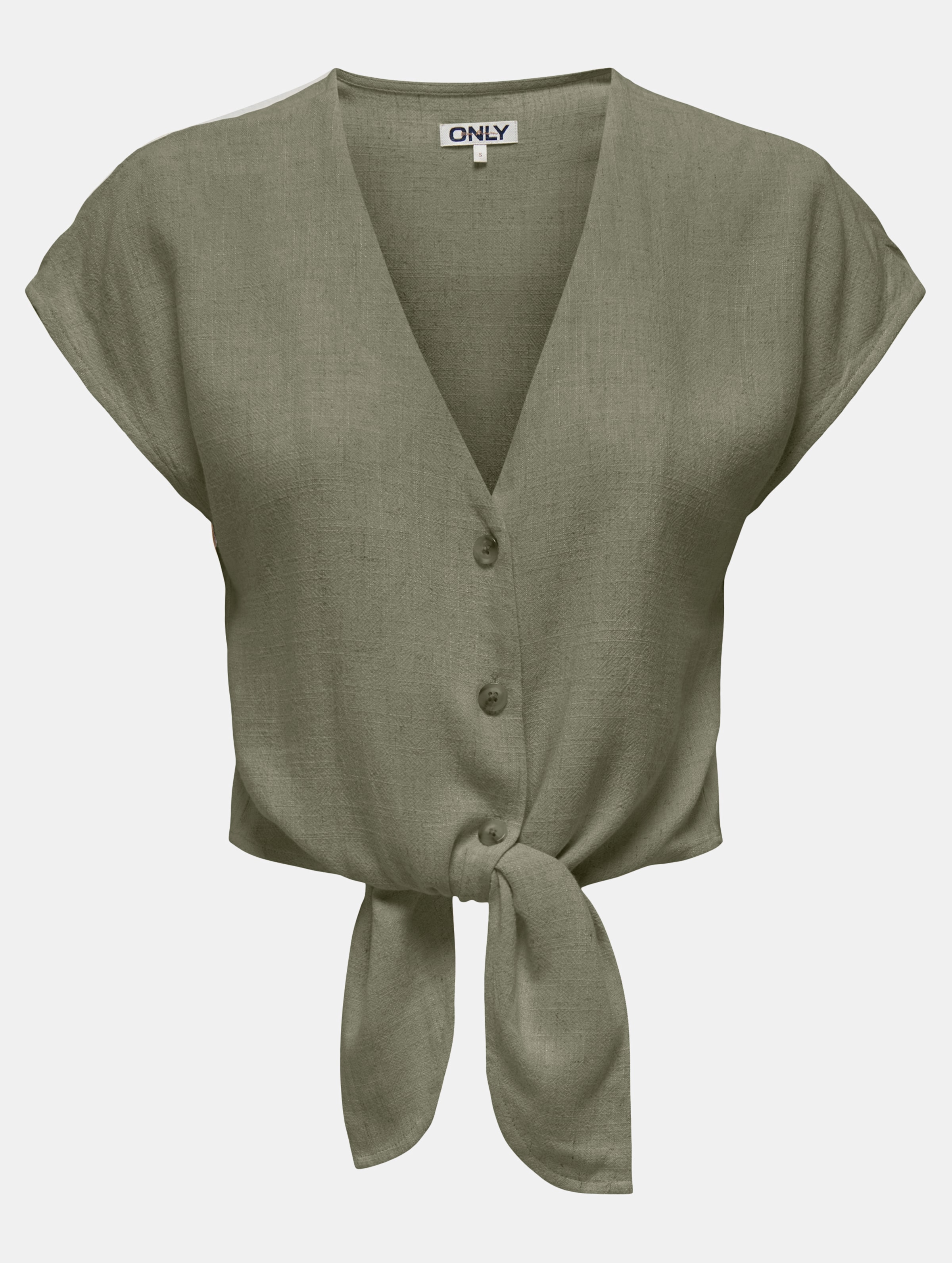 Only ONLSIESTA SS KNOT LIN BL SHIRT PNT