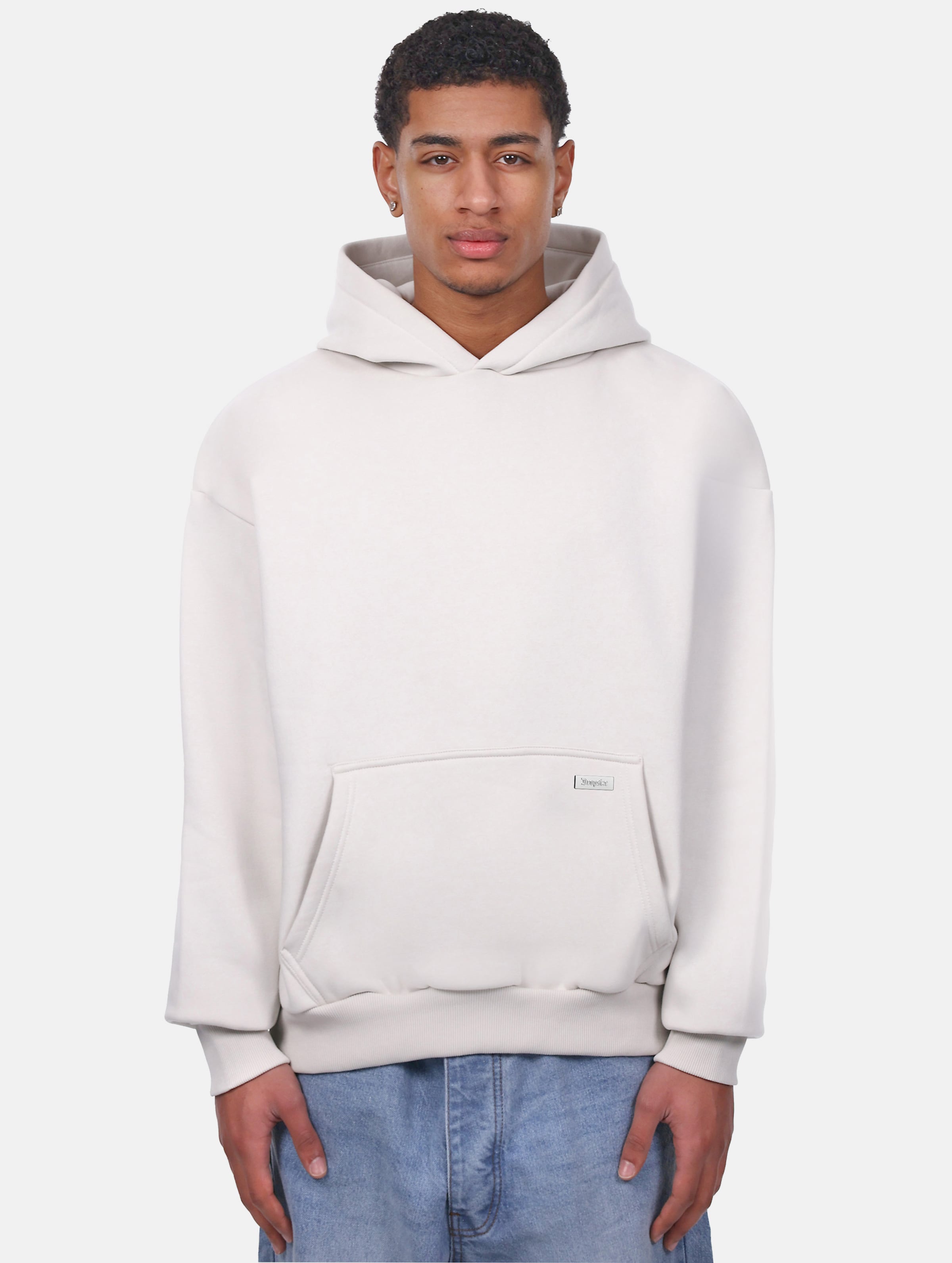 Dropsize HEAVY OVERSIZE METAL PATCH HOODIE