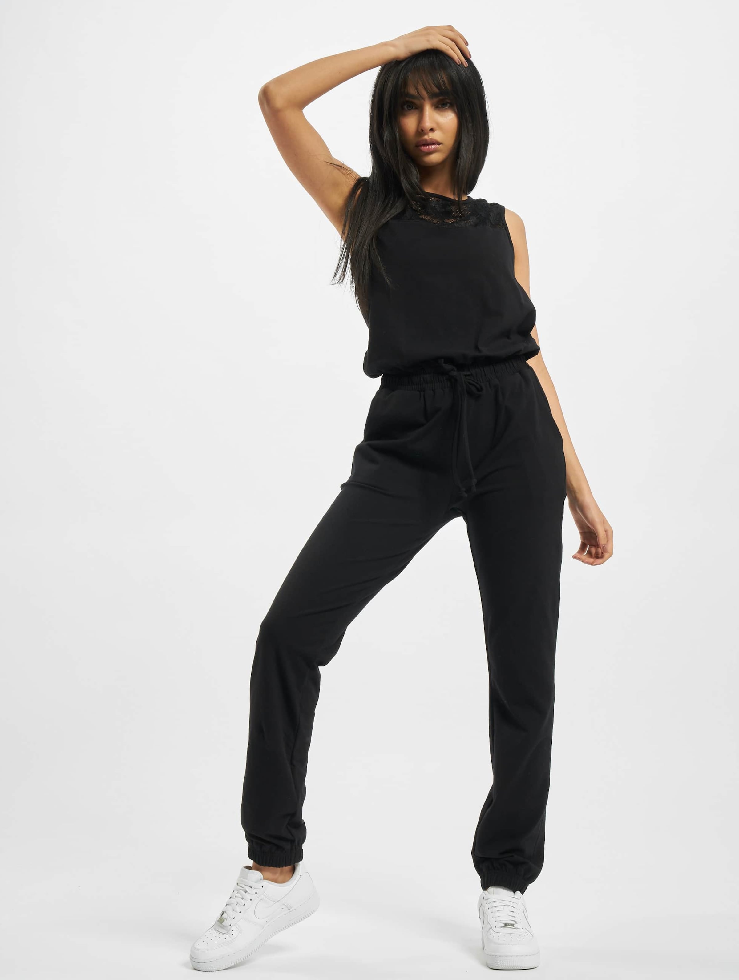 Urban Classics Ladies Lace Block Jumpsuit