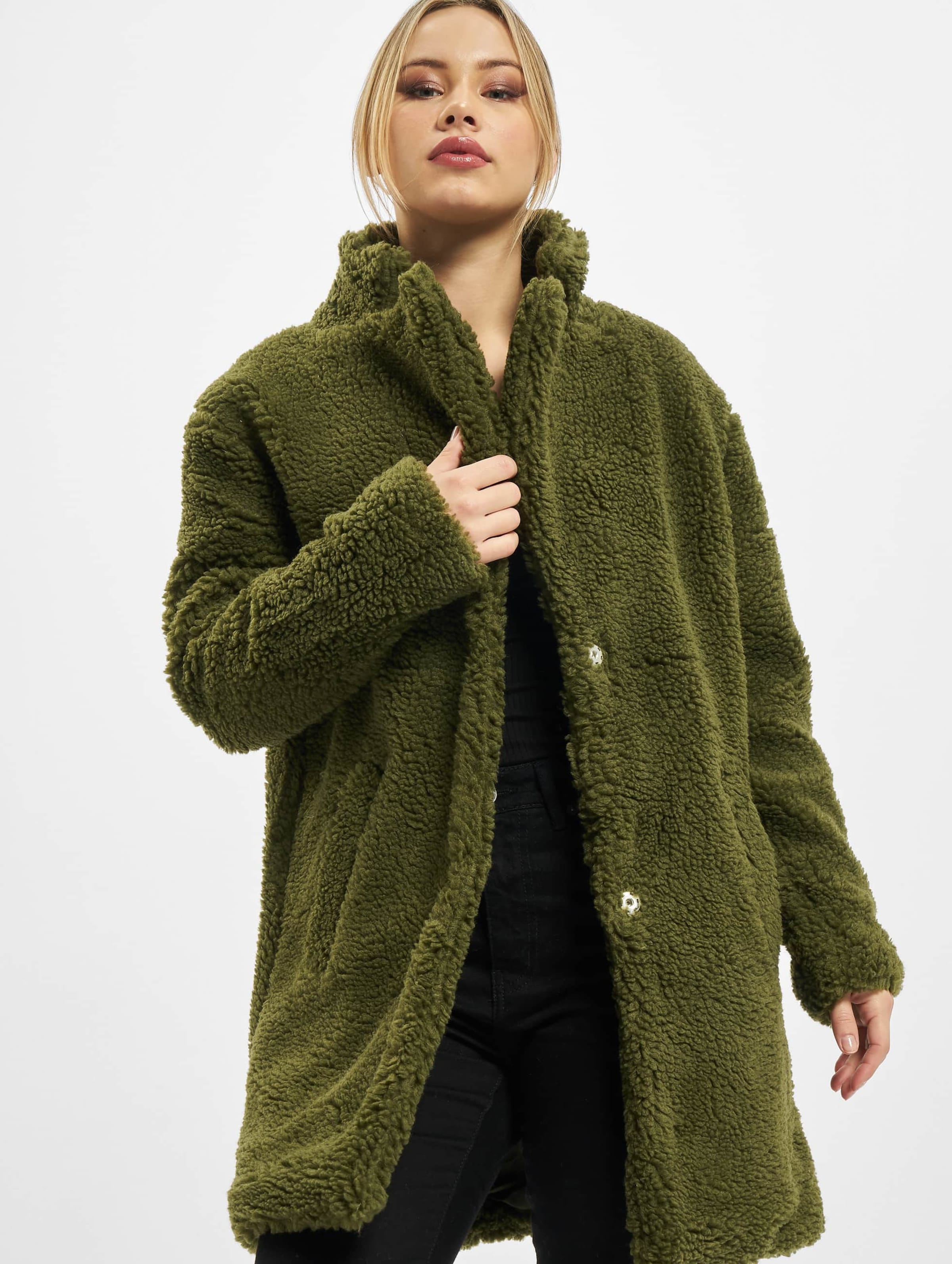 Urban Classics Ladies Oversized Sherpa Coat