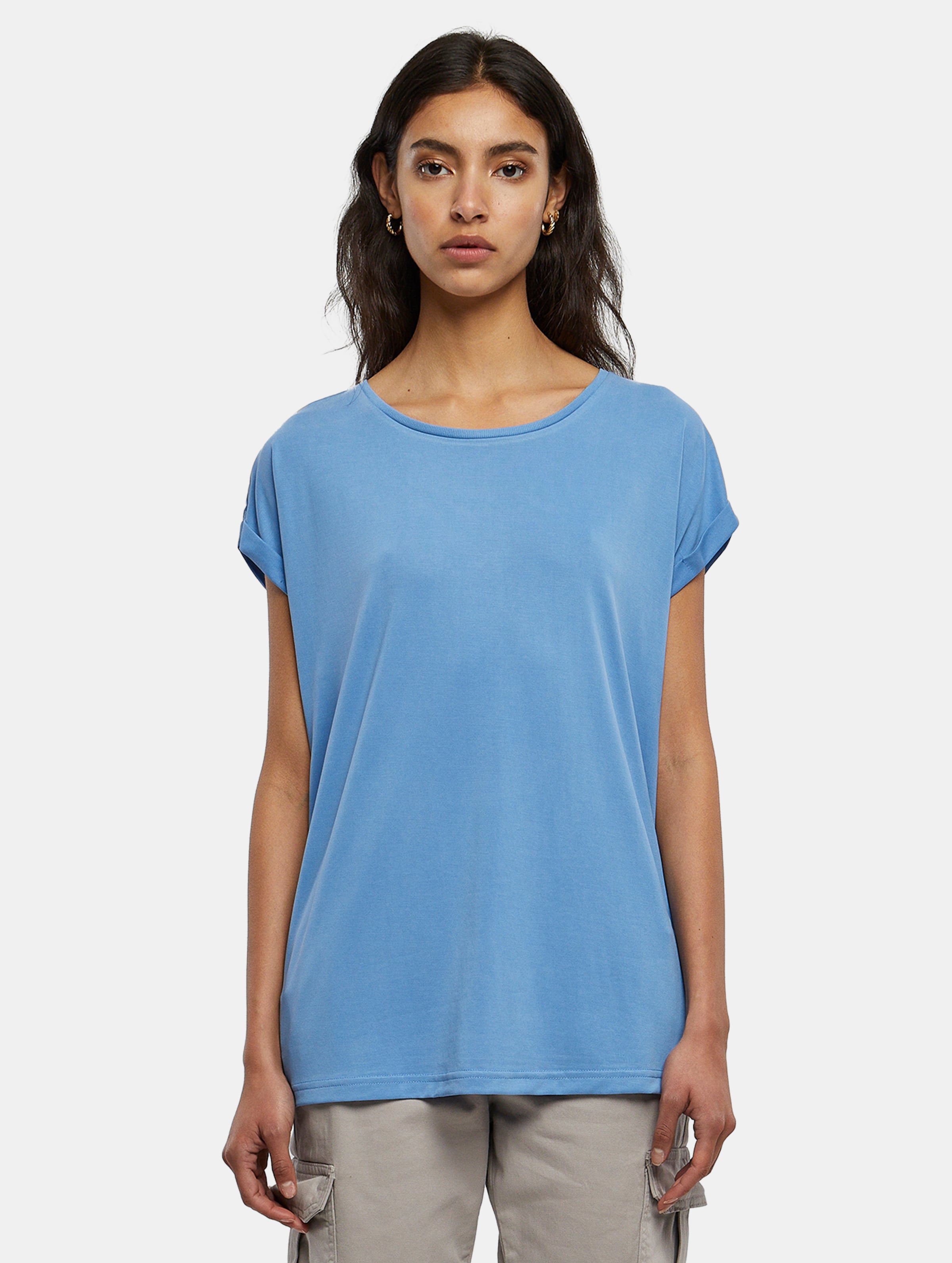 Urban Classics Ladies Modal Extended Shoulder Tee