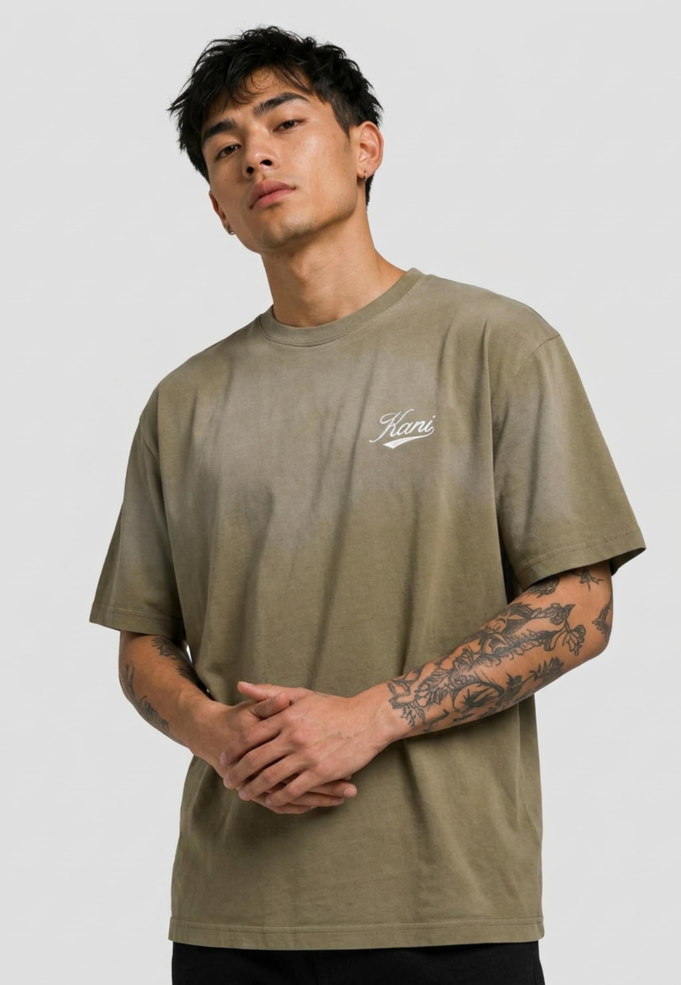 Karl Kani Cursive Varsity Gradient Boxy T-Shirt