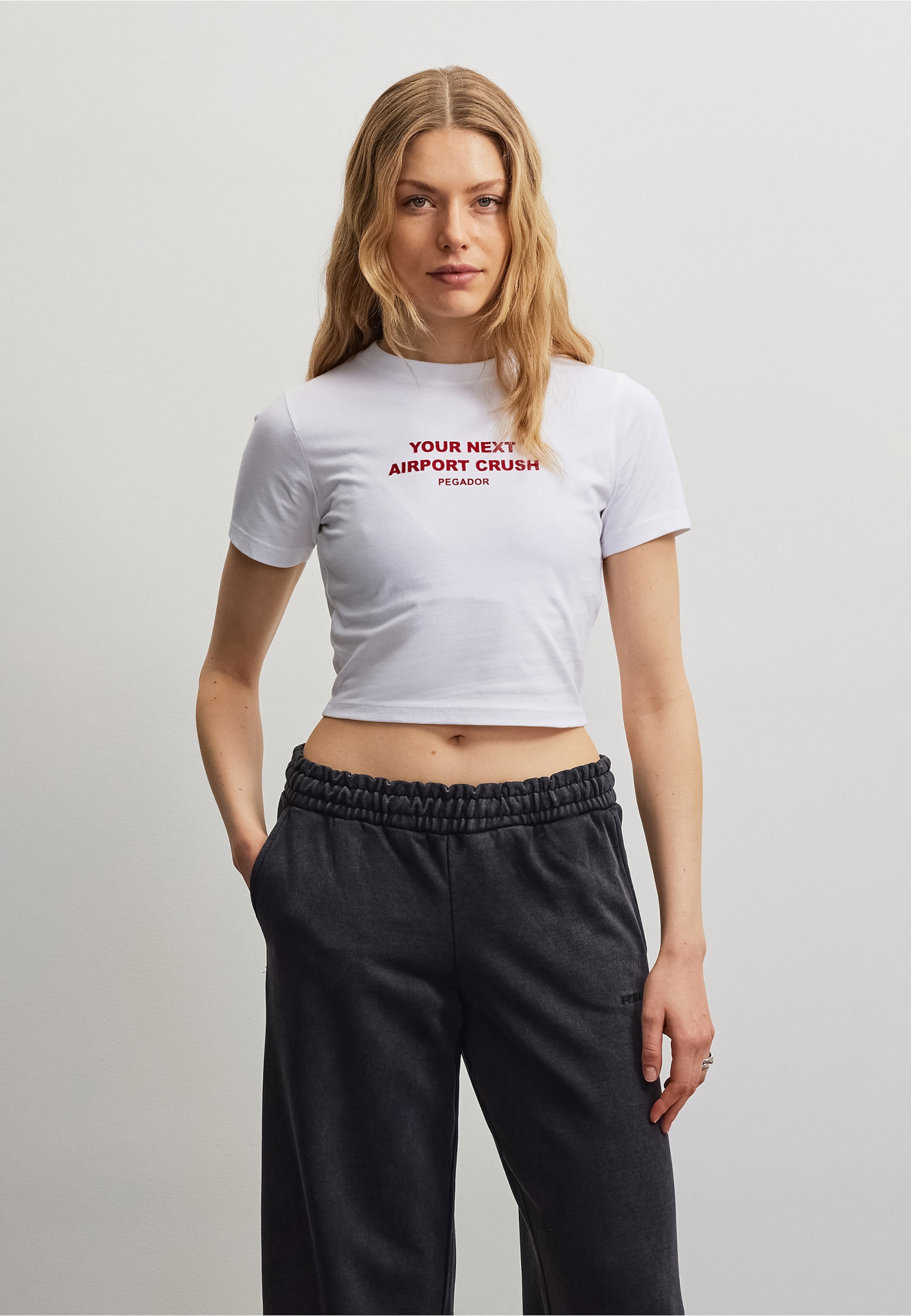 PEGADOR Talsi Cropped Baby Tee