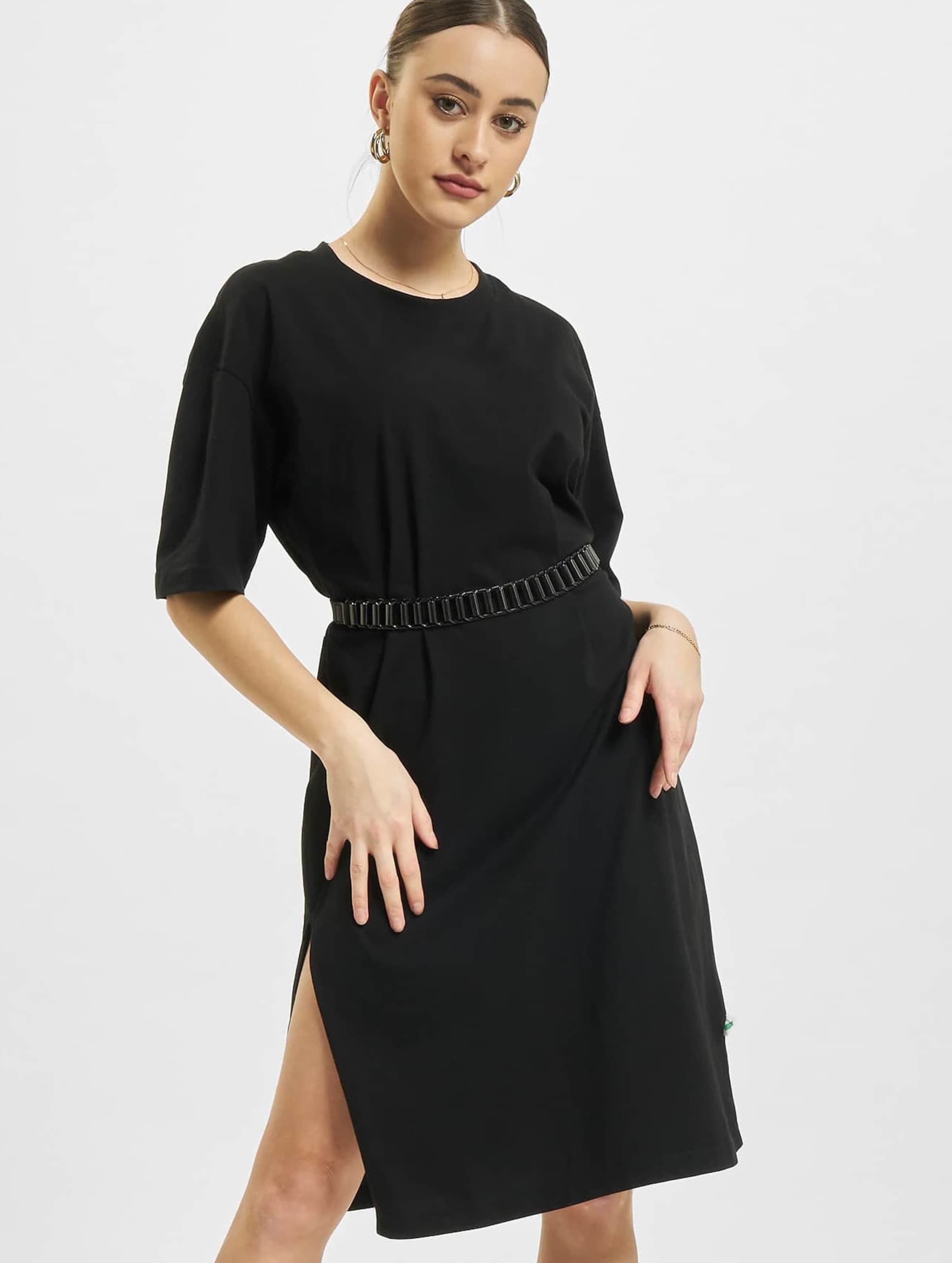 Urban Classics Ladies Organic Oversized Slit Tee Dress