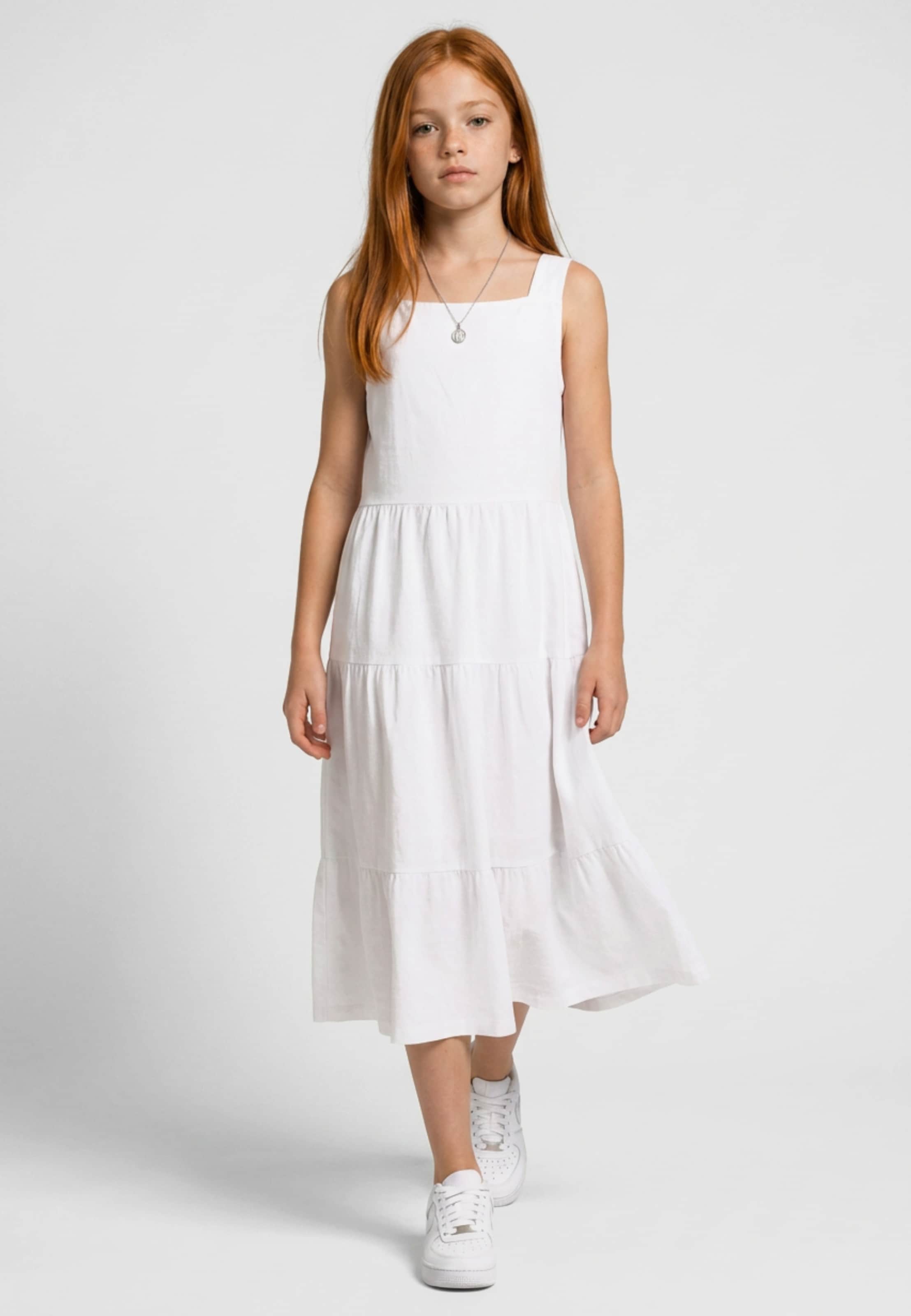 Urban Classics Girls 7/8 Length Valance Summer Dress