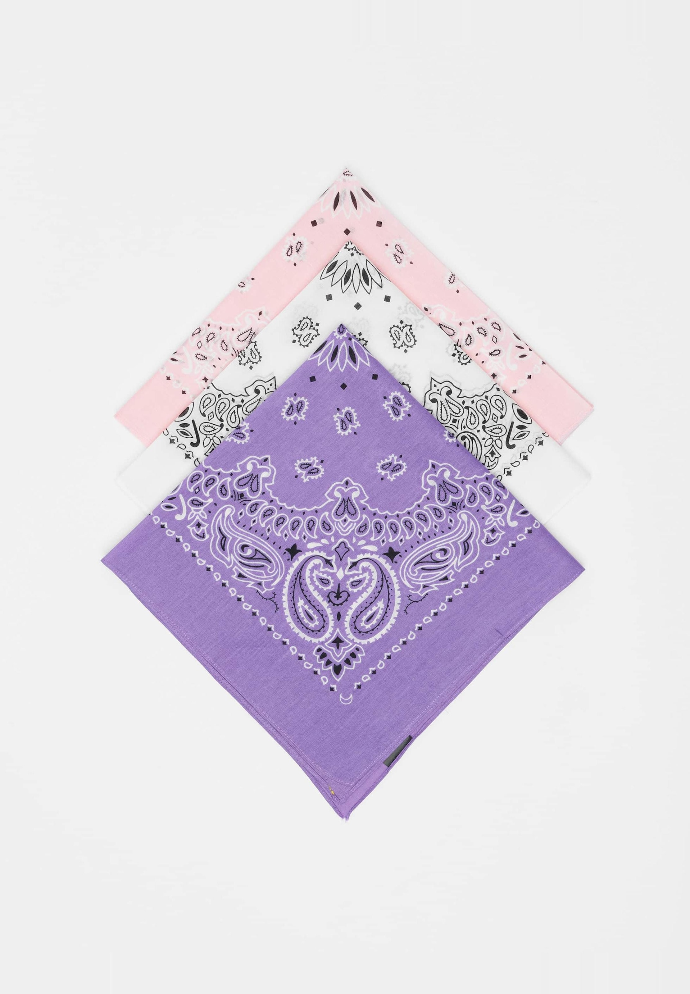 Urban Classics Multicolor Bandana 3-Pack