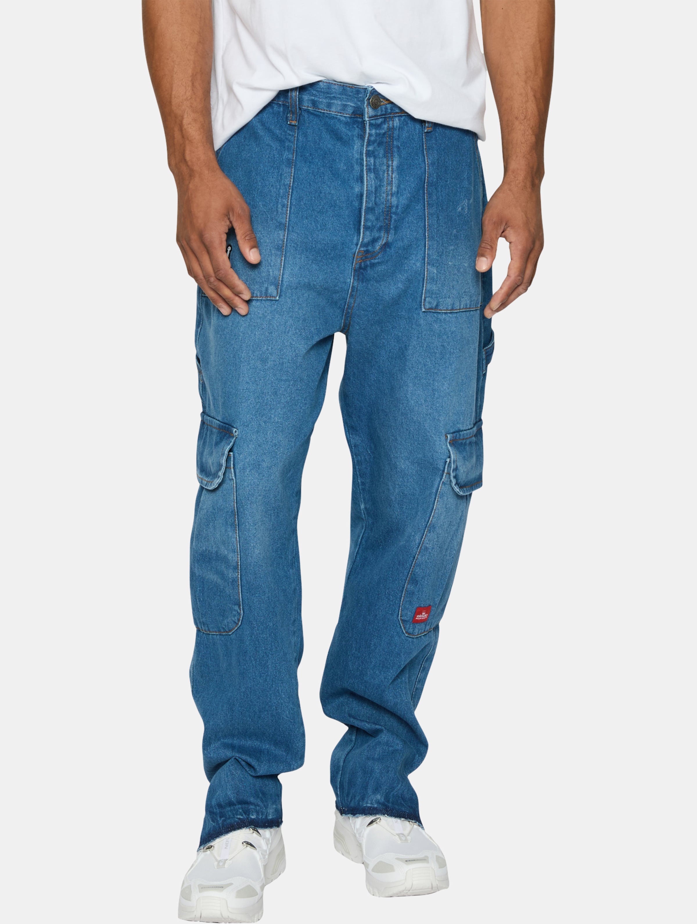 Dada Supreme Worker Cut Off Cargo Baggy Jeans