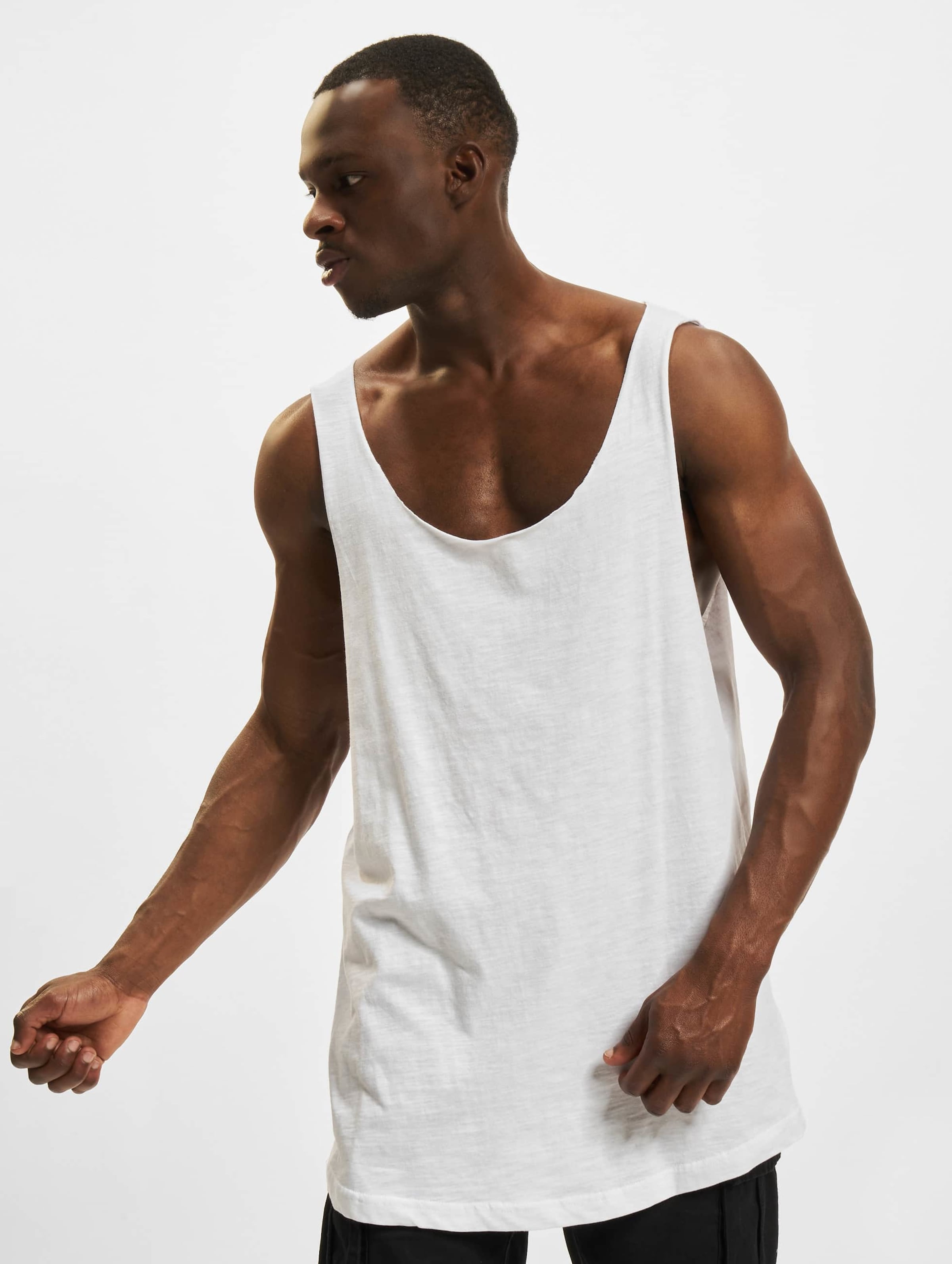 Urban Classics Long Shaped Open Edge Loose Tank