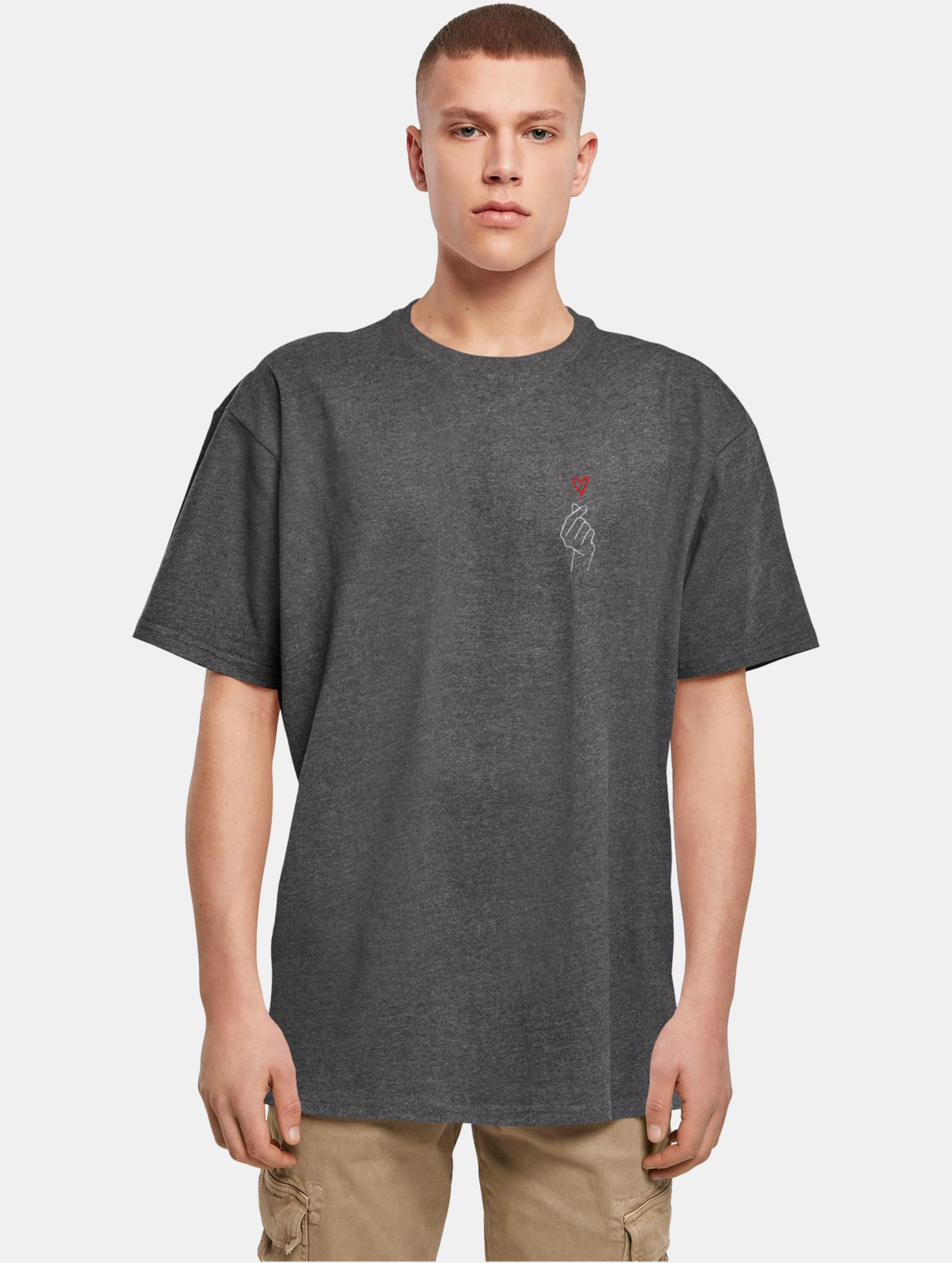 Merchcode POD K Heart Heavy Oversized Tee