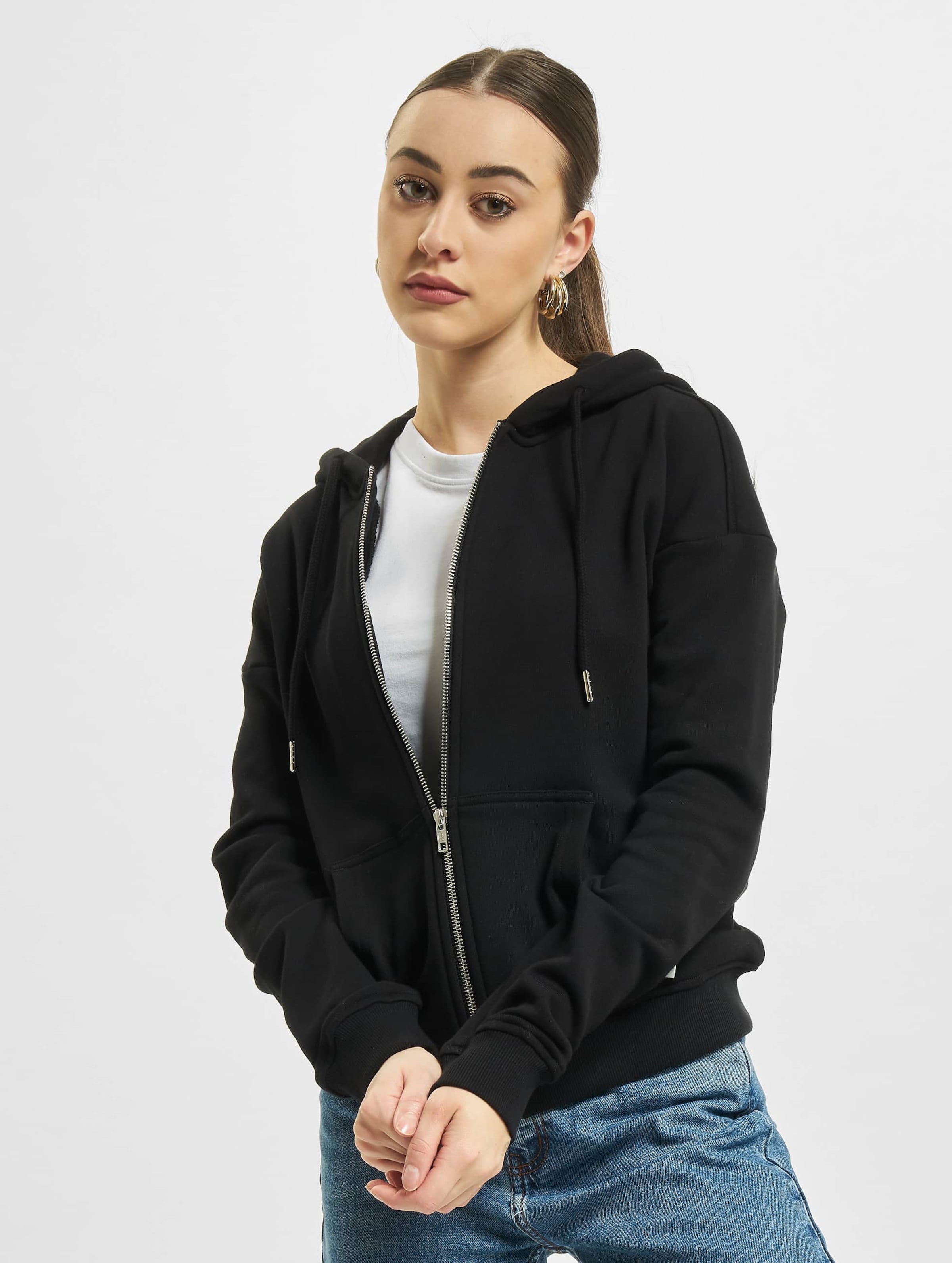 Urban Classics Ladies Organic Terry Zip Hoody