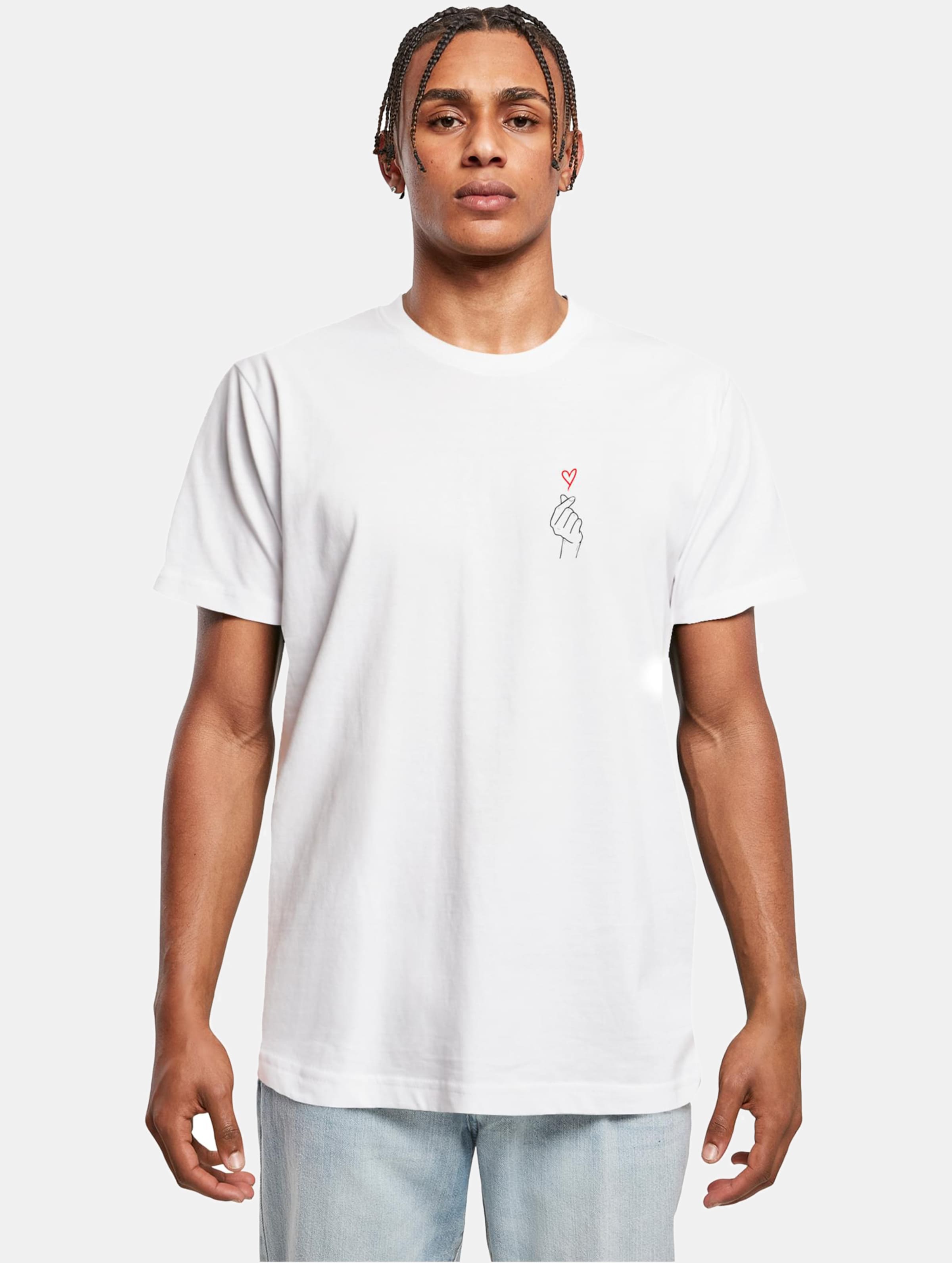 Merchcode POD K Heart T-Shirt Round Neck