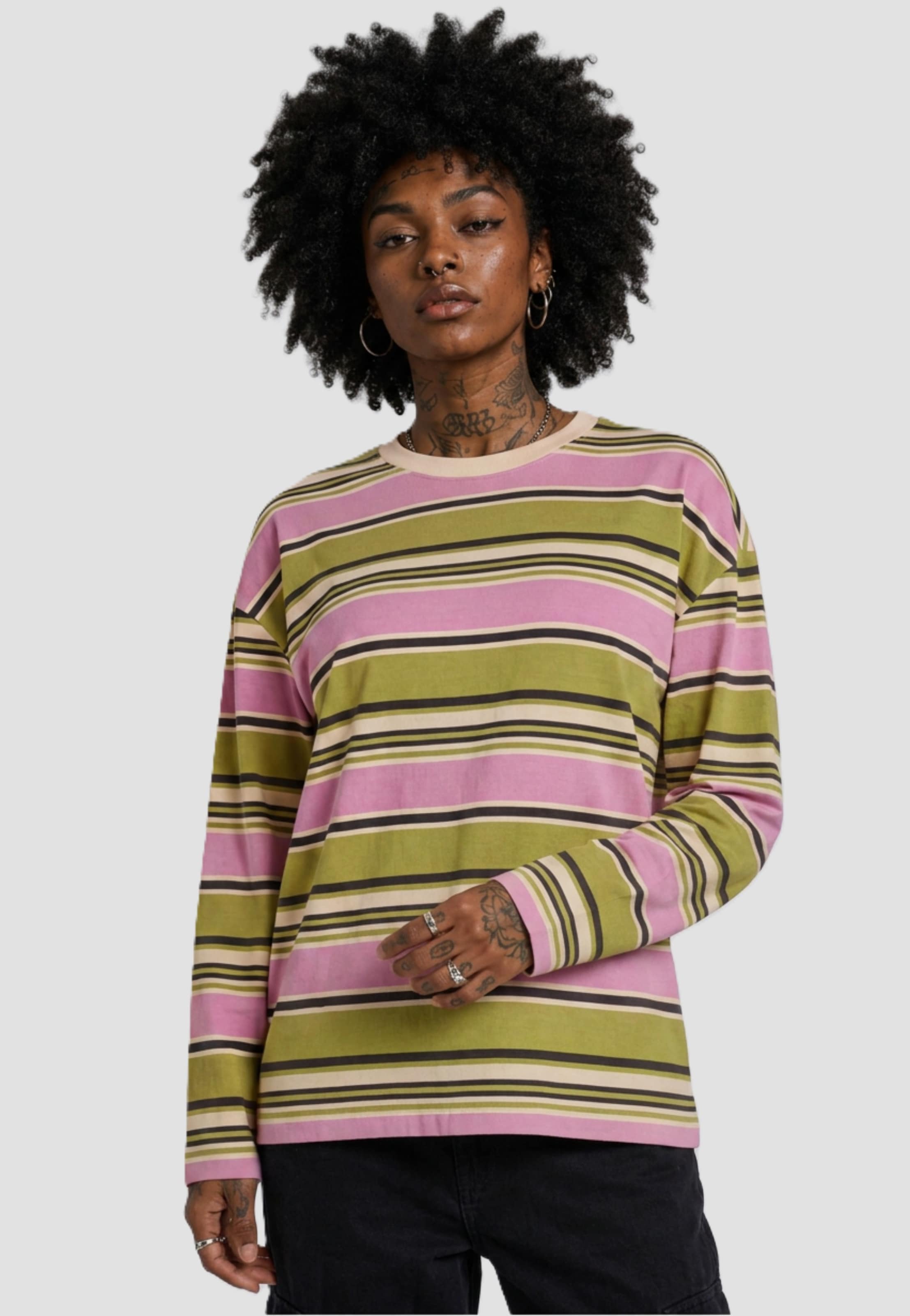 Karl Kani Woven Signature Stripe Oversized Longsleeve