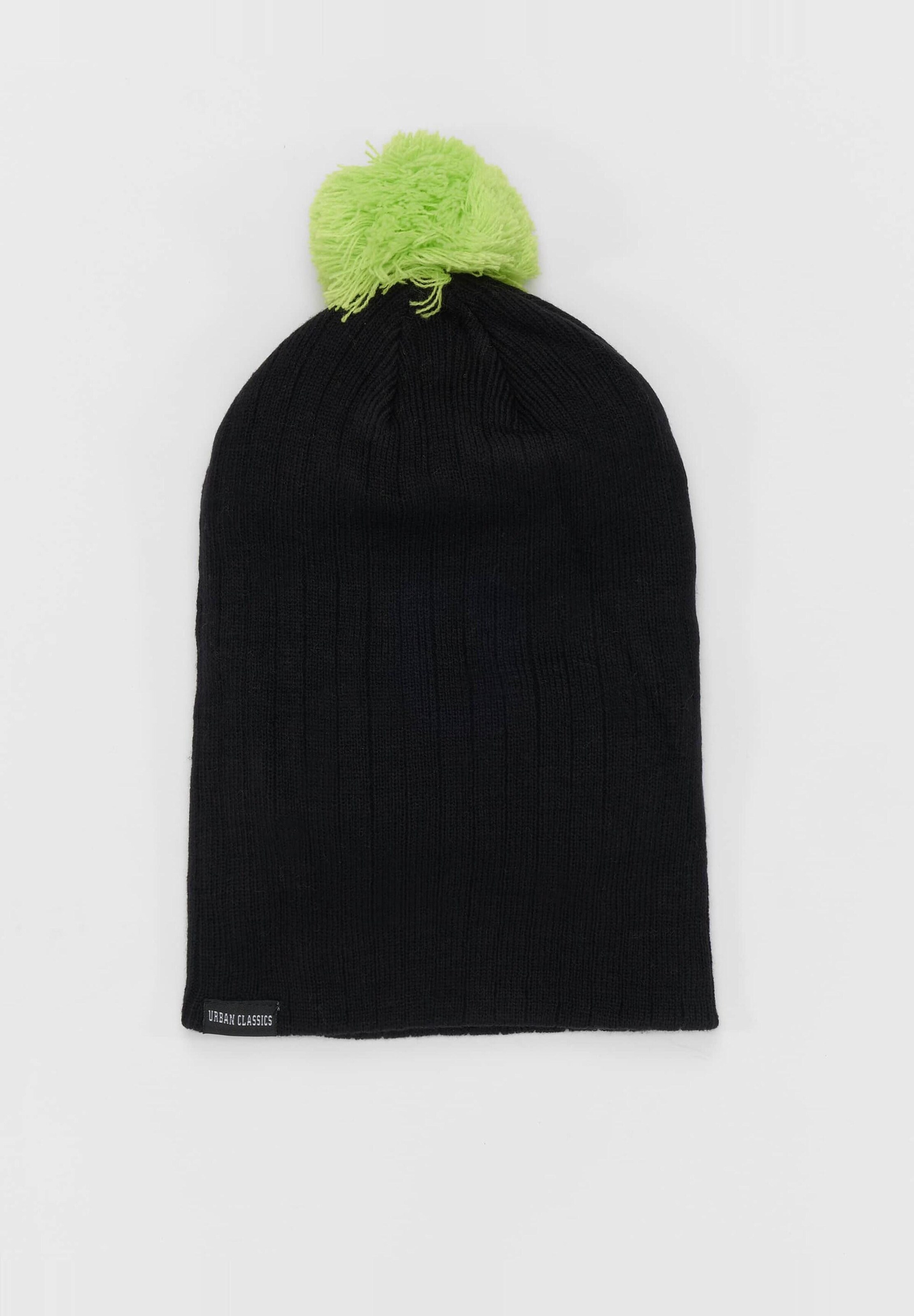 Urban Classics Neon Contrast Bobble Beanie