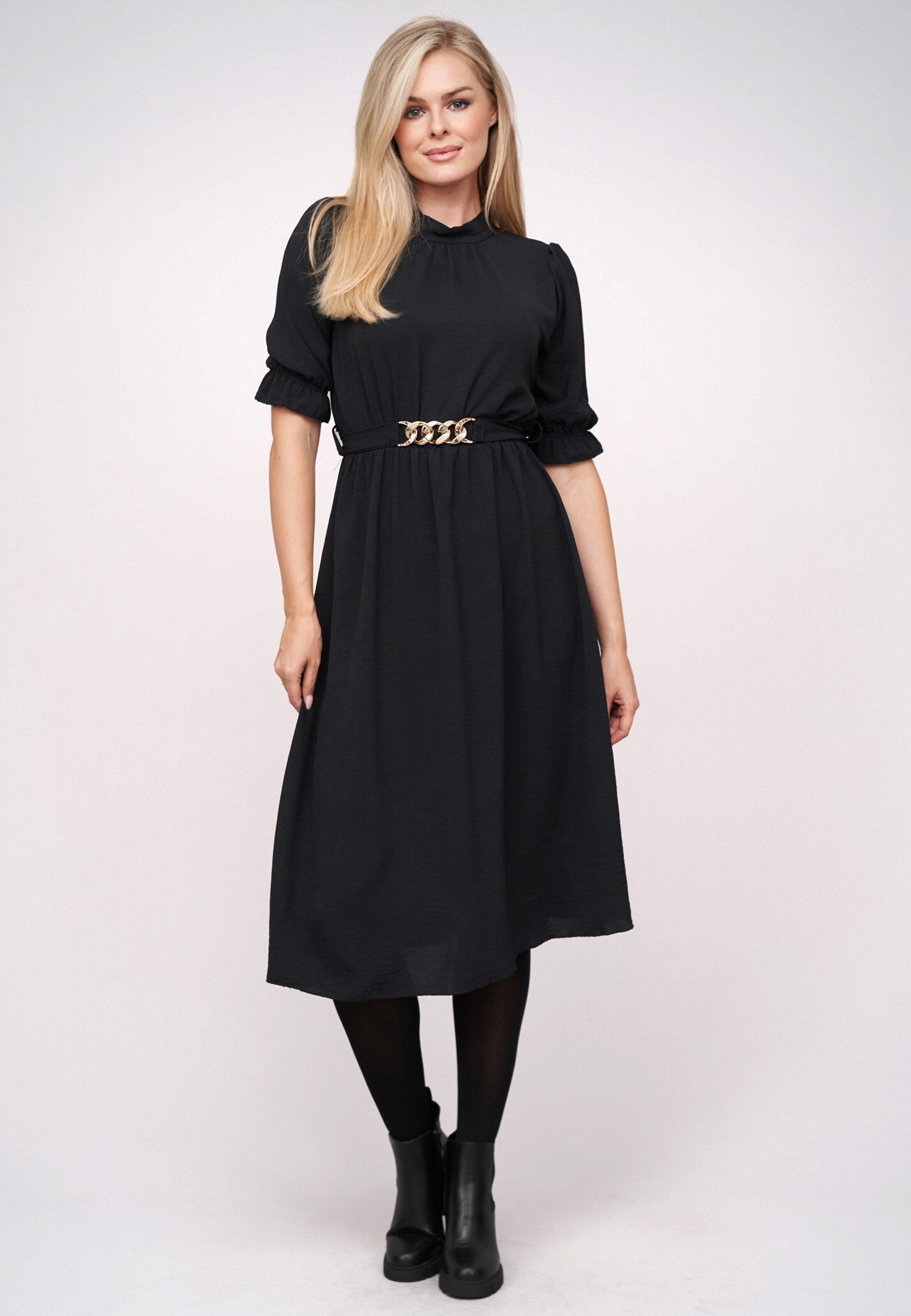 Cloud5ive Dress with Chain-Belt