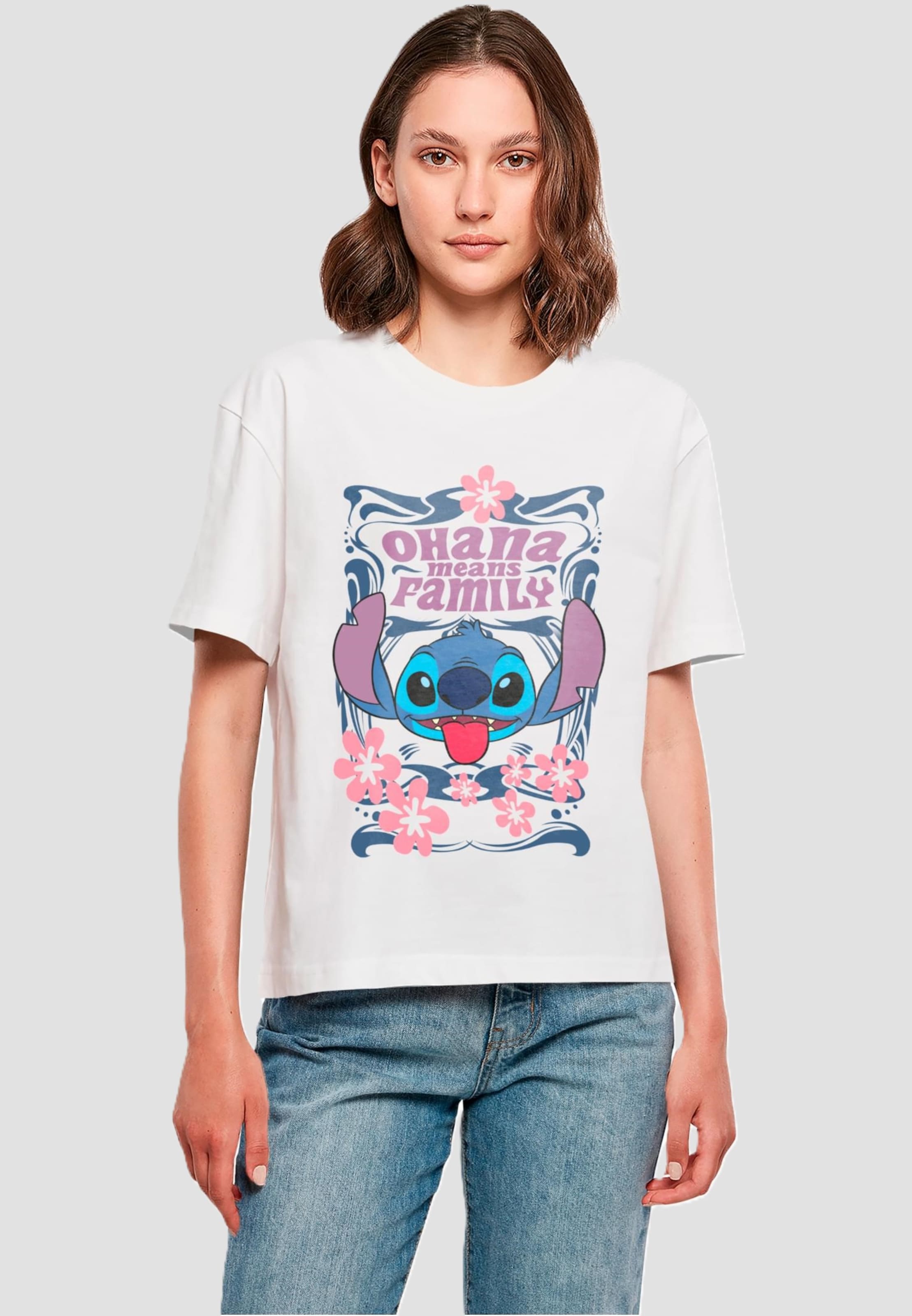 Merchcode Lilo & Stitch Ohana Means Family Tee