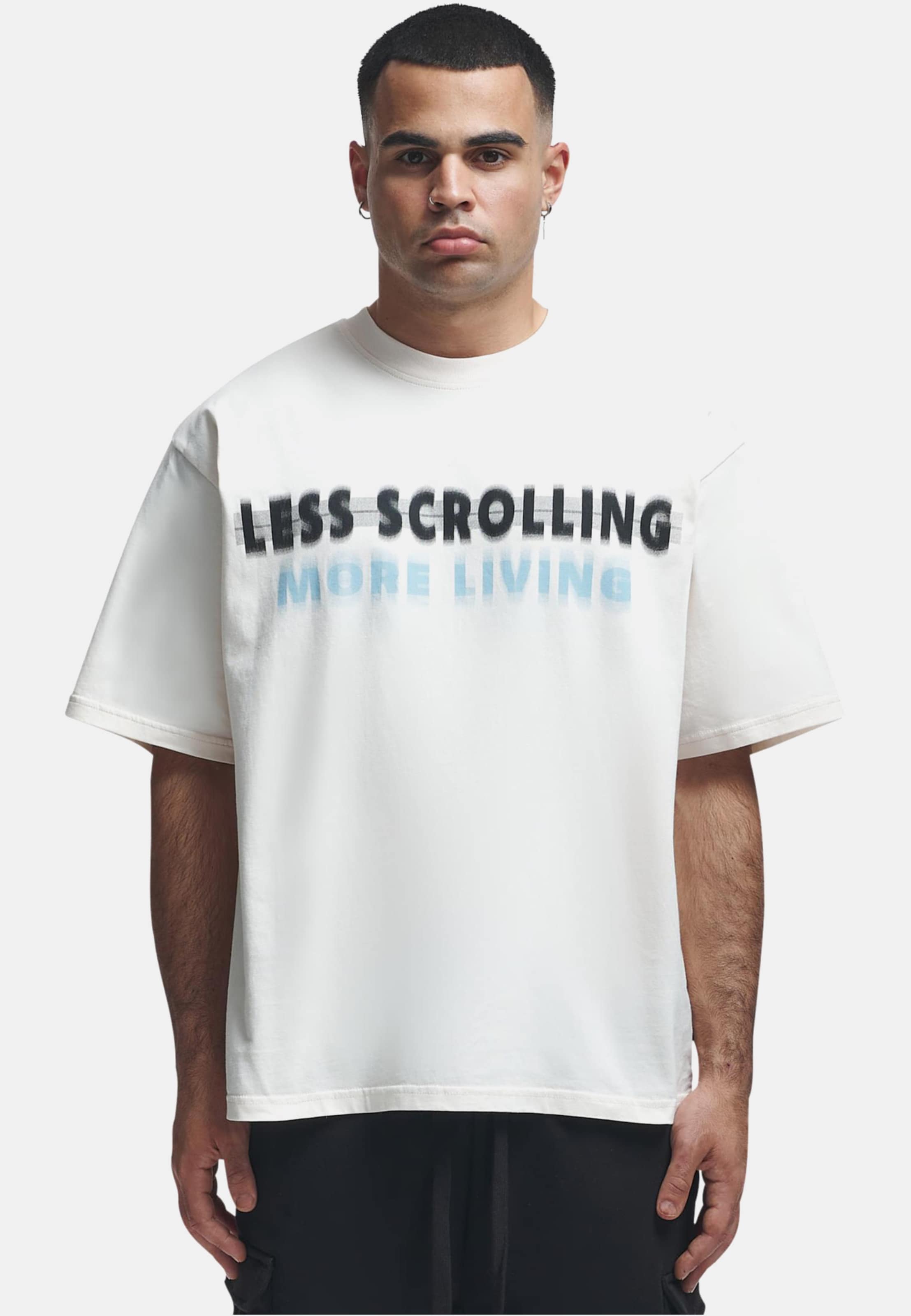 2Y Studios Less Scrolling Oversize Tee