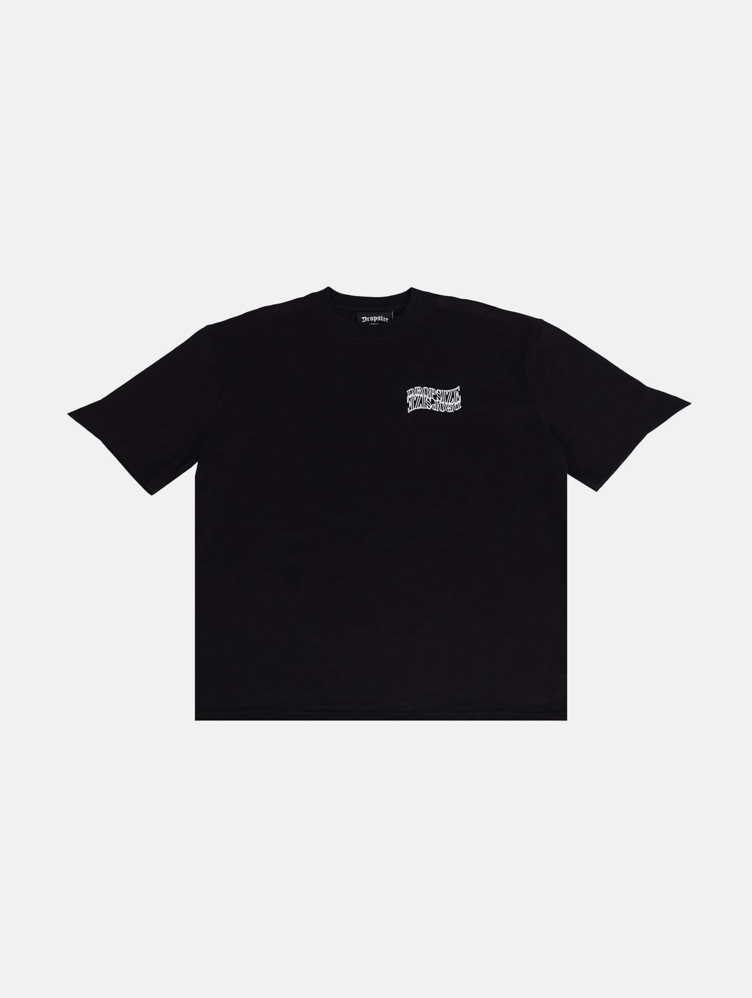 Dropsize HEAVY OVERSIZE MIRRORED LOGO T-SHIRT