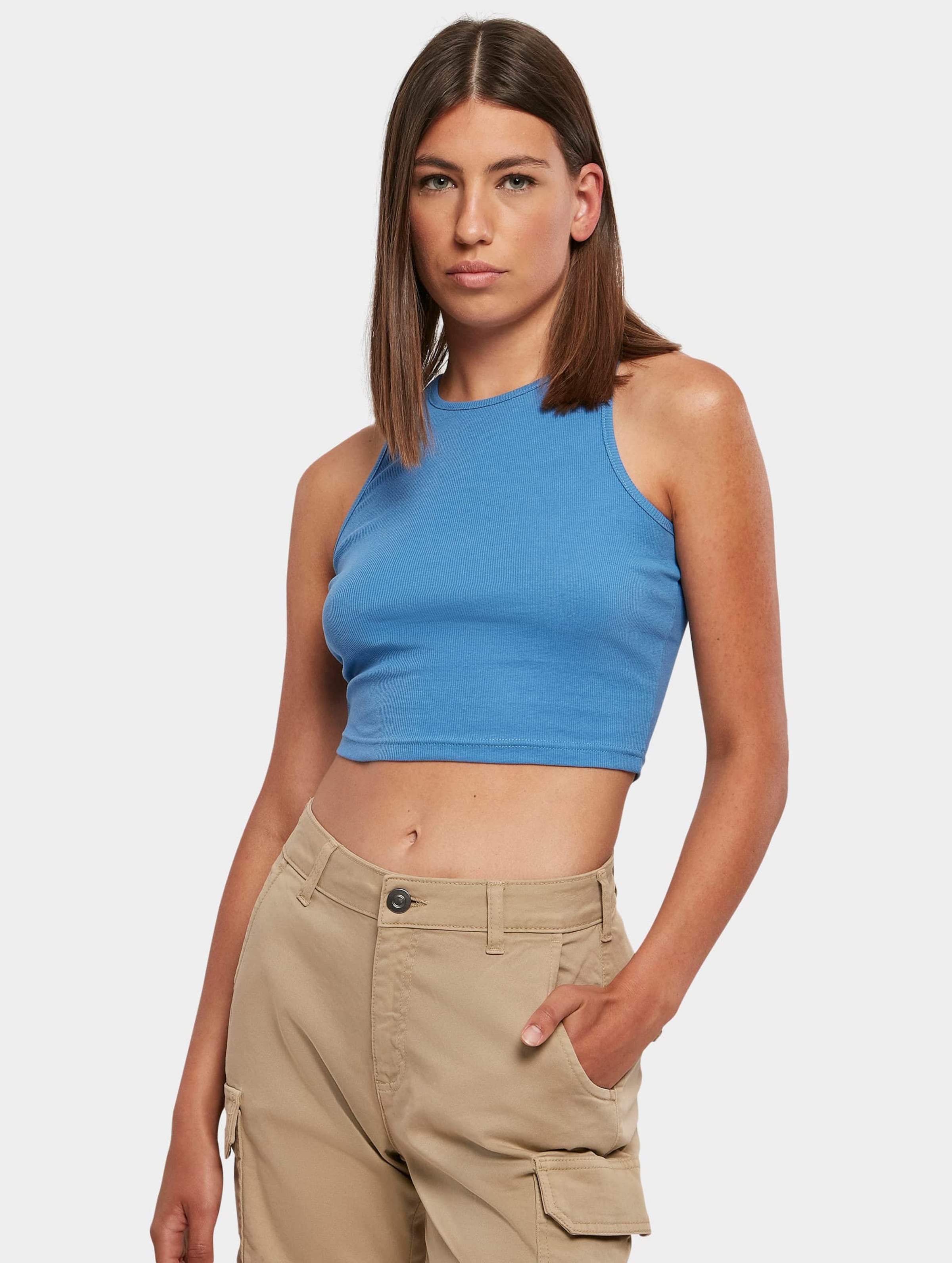 Urban Classics Ladies Cropped Rib Top
