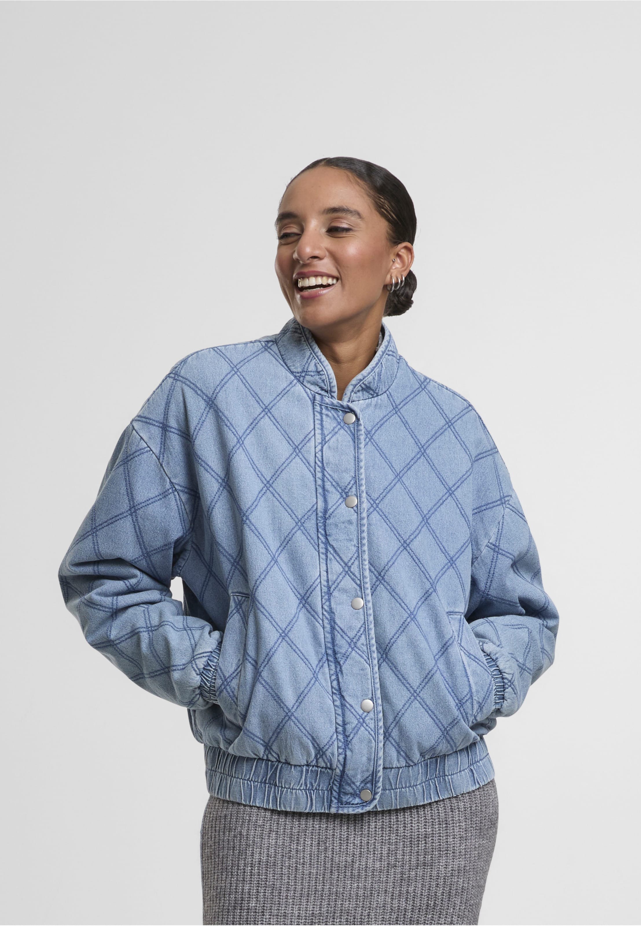 Noisy May NMCLAIRE QUILT DENIM JACKET