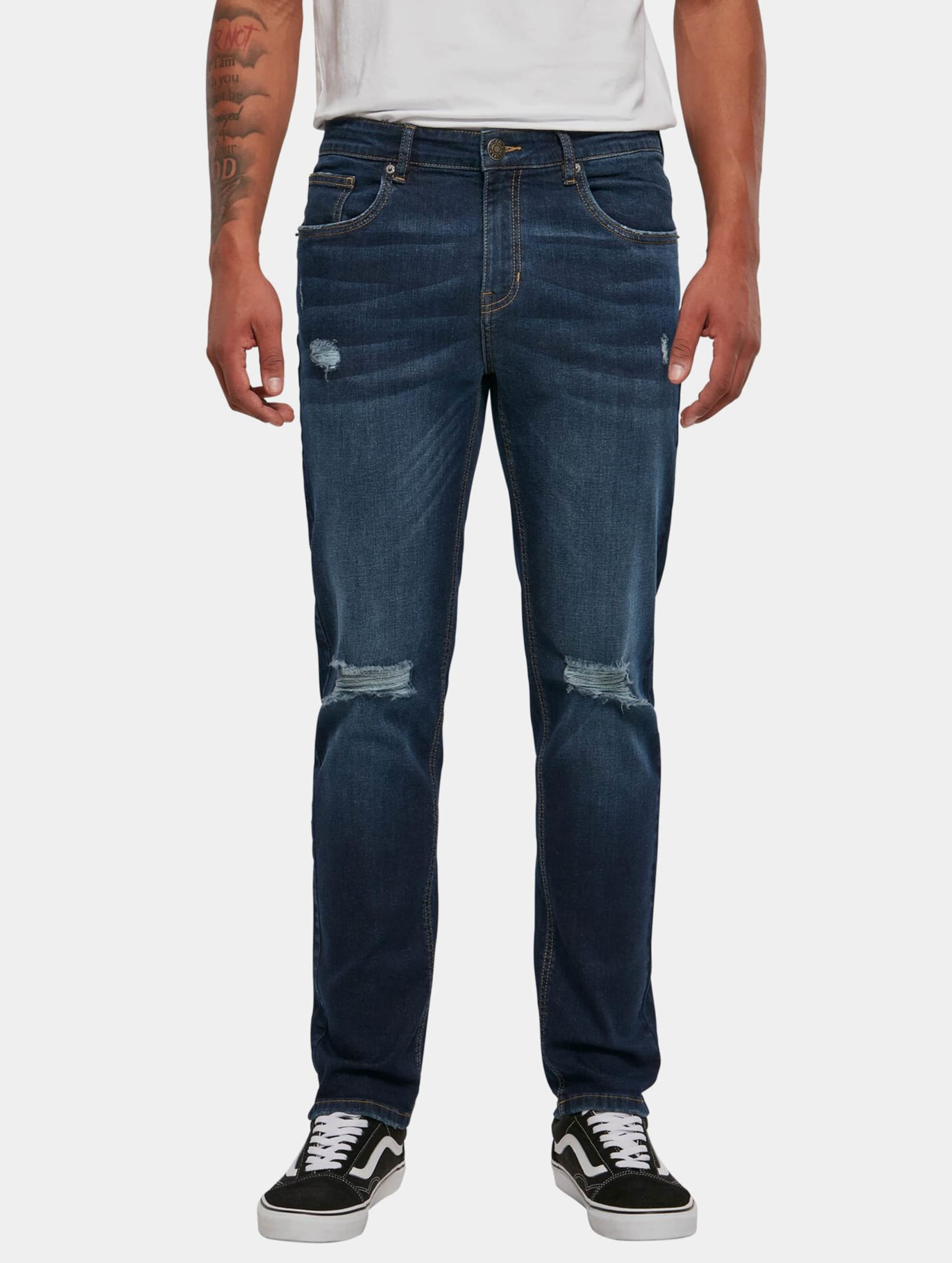 Urban Classics Distressed Stretch Denim Pants