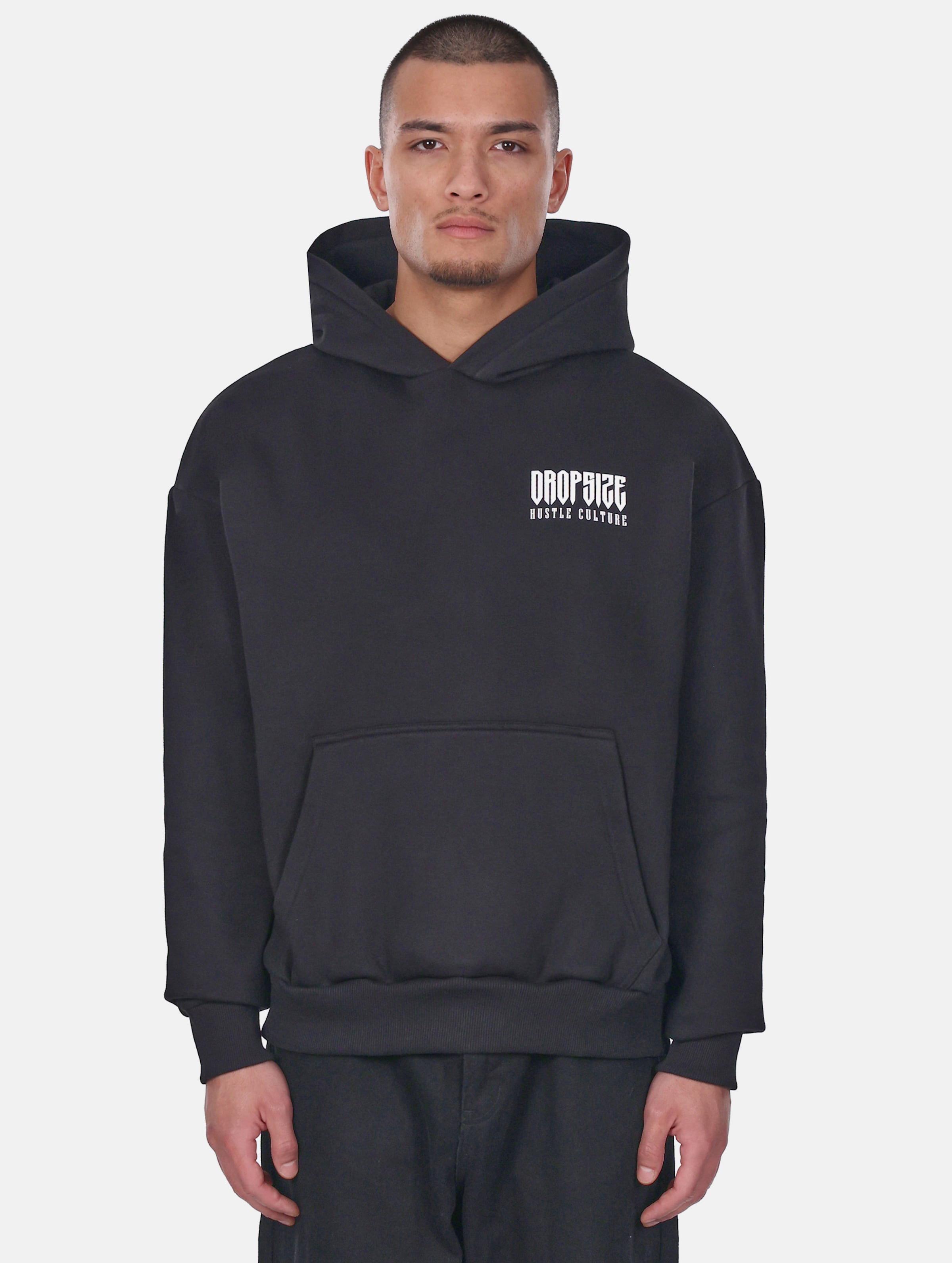 Dropsize HEAVY OVERSIZE EMBO HOODIE