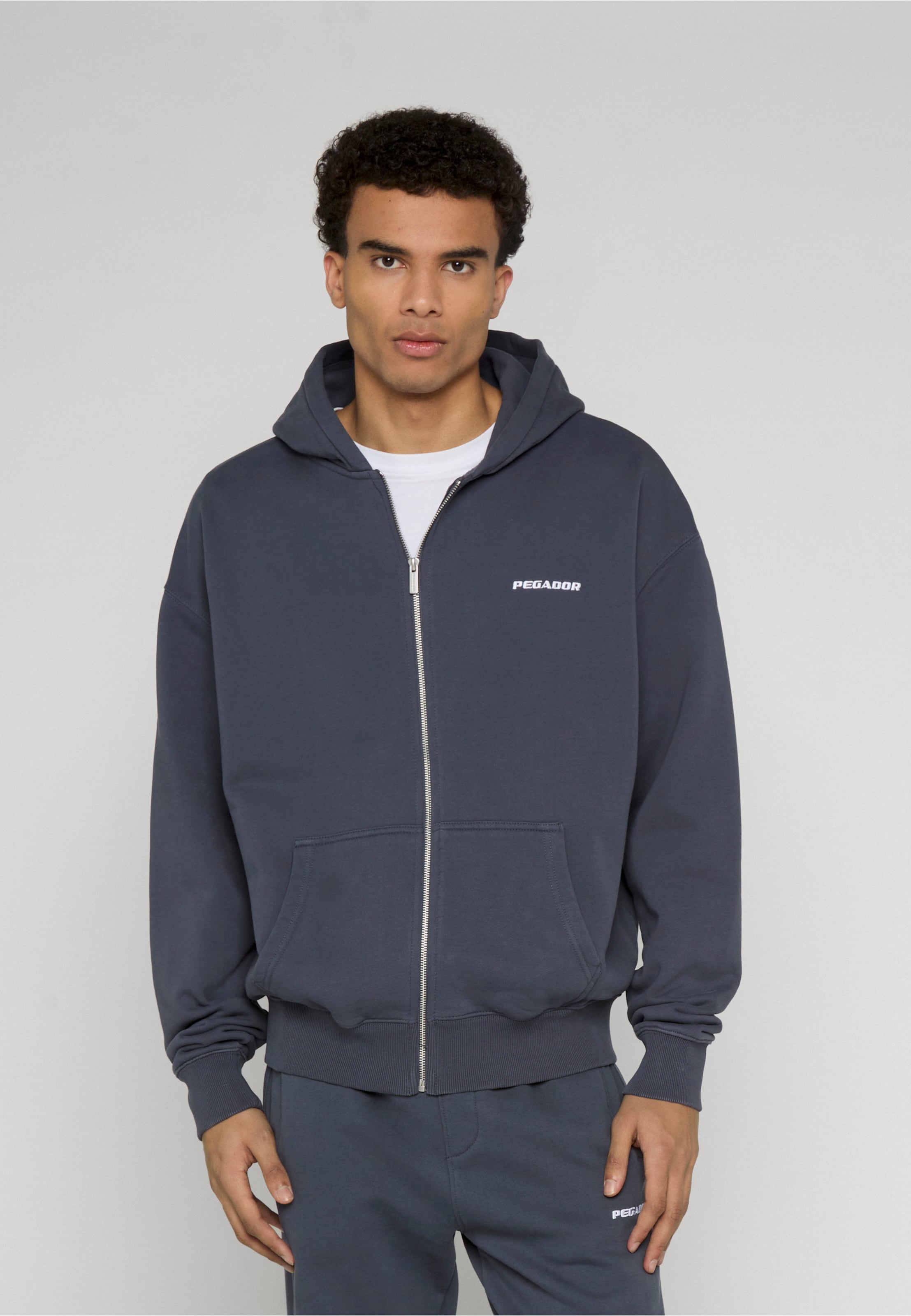 PEGADOR Logo Oversized Sweat Jacket