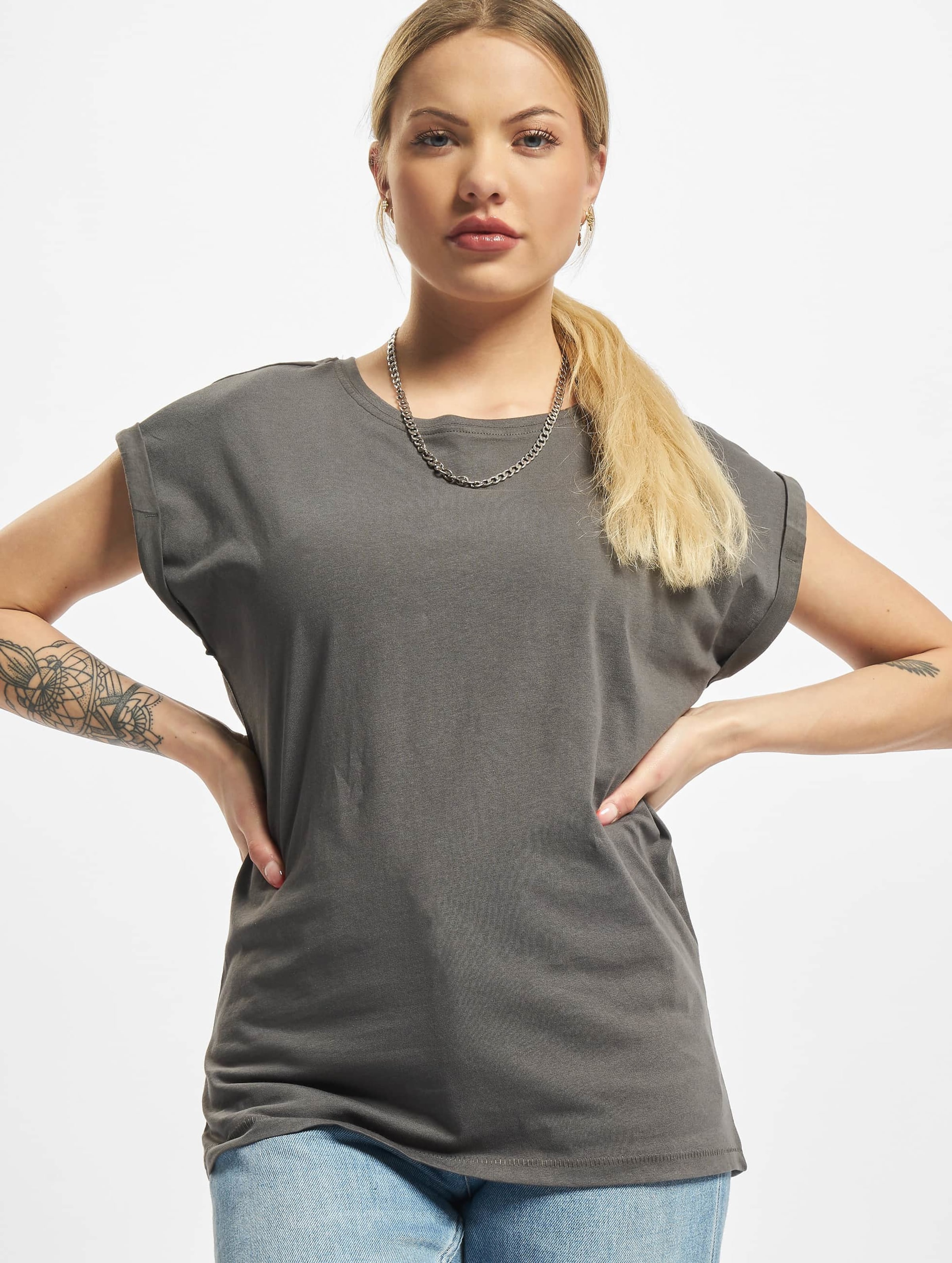 Urban Classics Ladies Extended Shoulder Tee