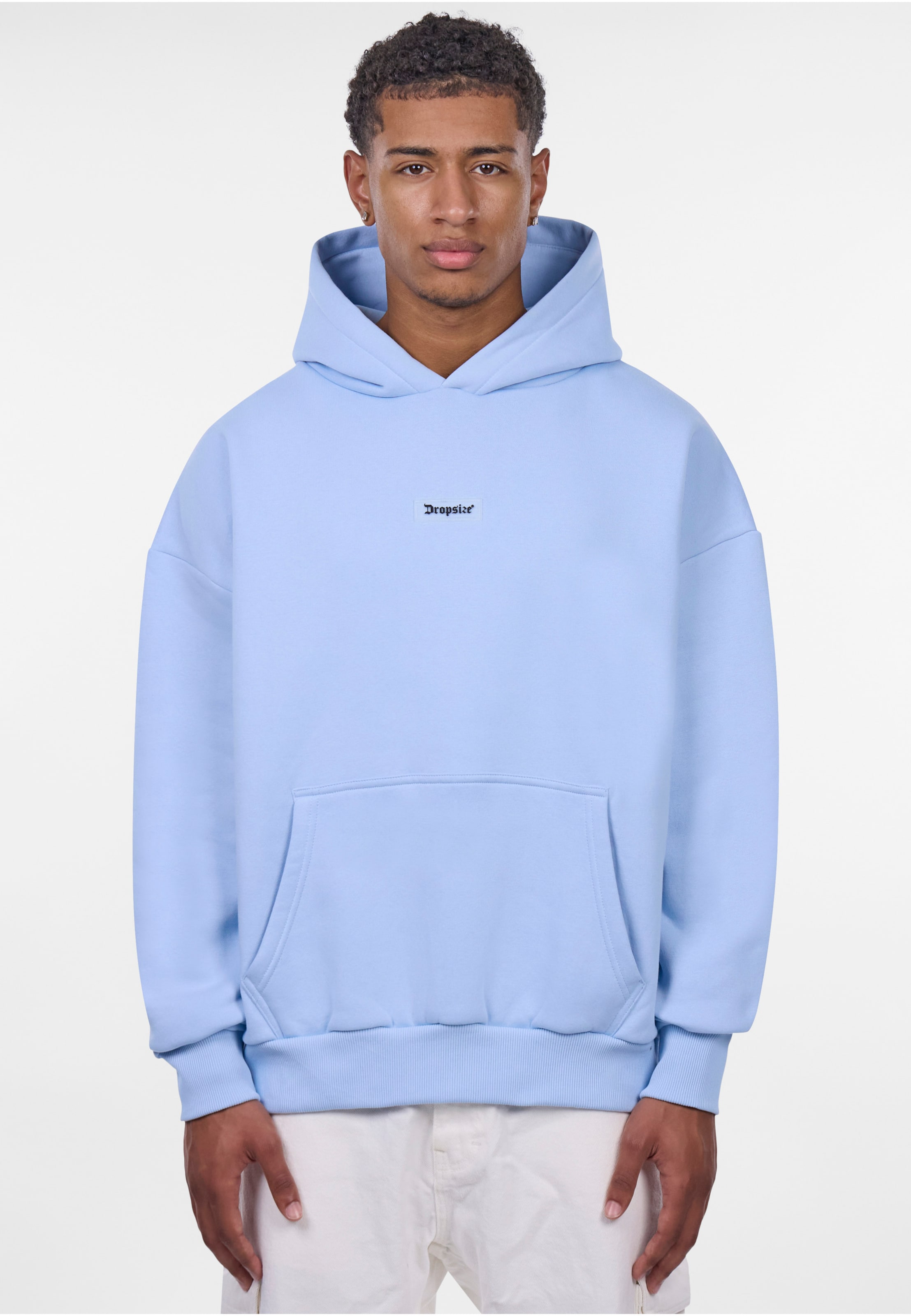 Dropsize HEAVY OVERSIZE MIDDLE RUBBER PATCH HOODIE