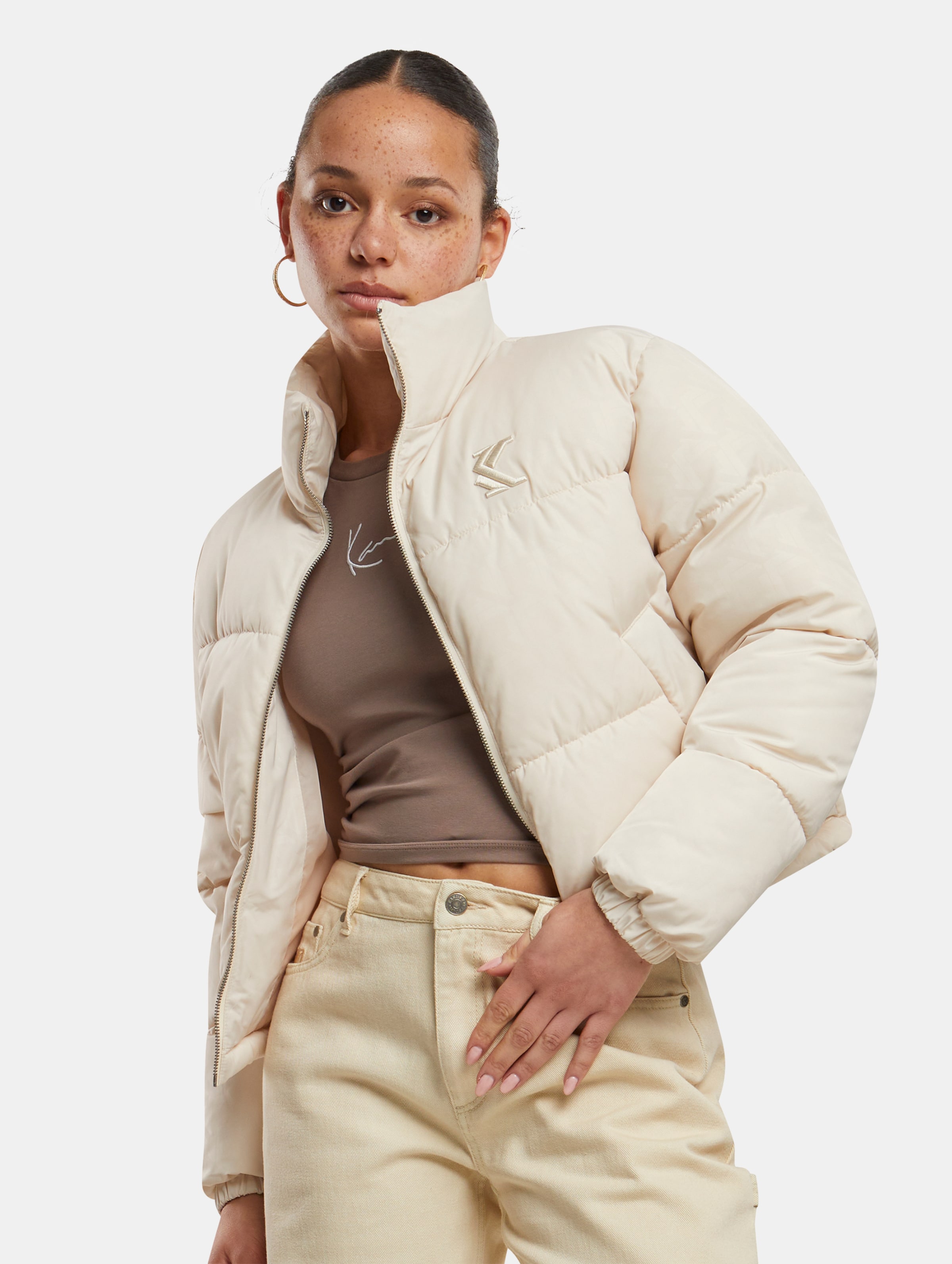 Karl Kani OG AOP Crop Puffer Jacket