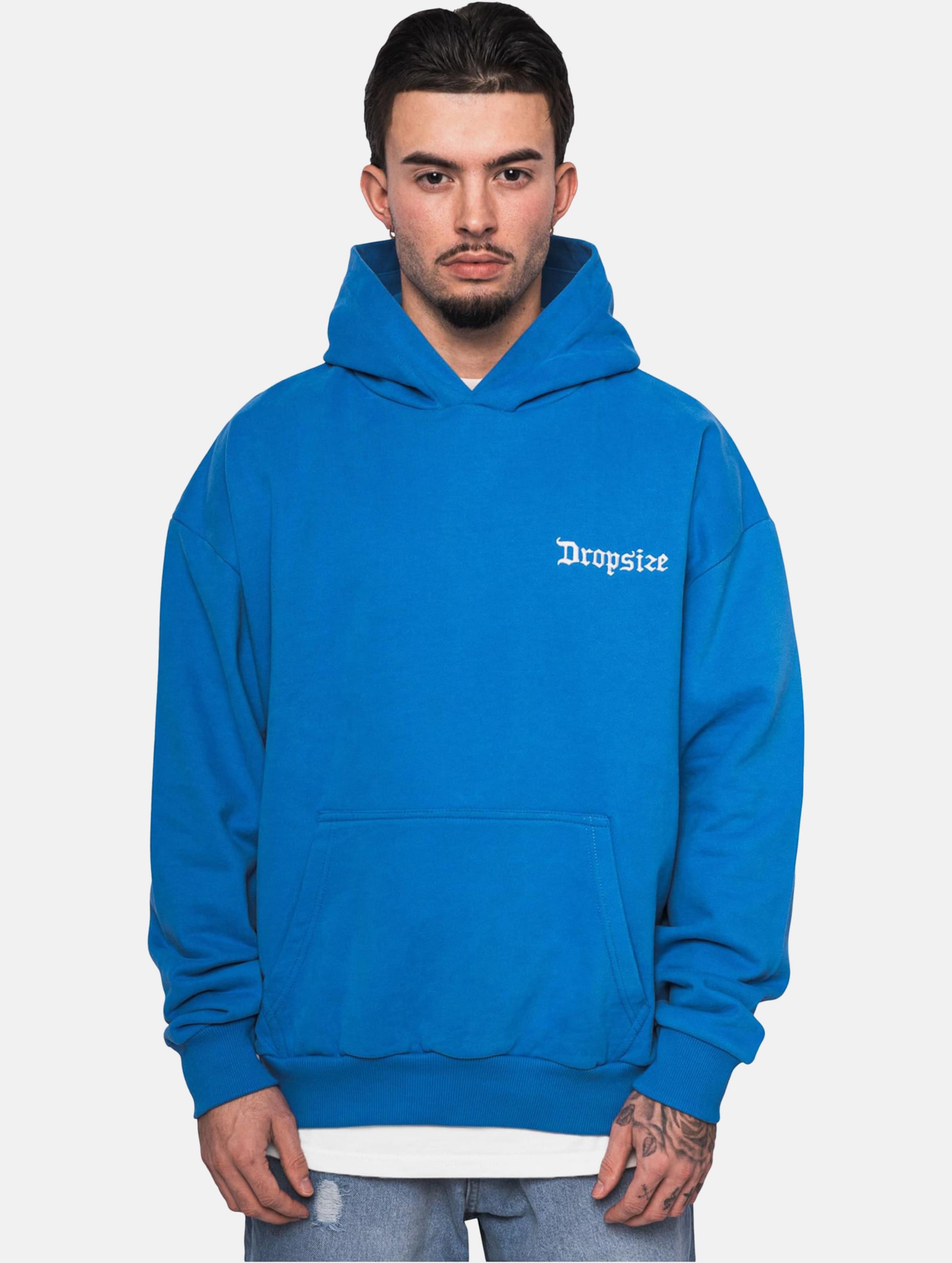 Dropsize SUPER HEAVY OVERSIZE EMBO HOODIE