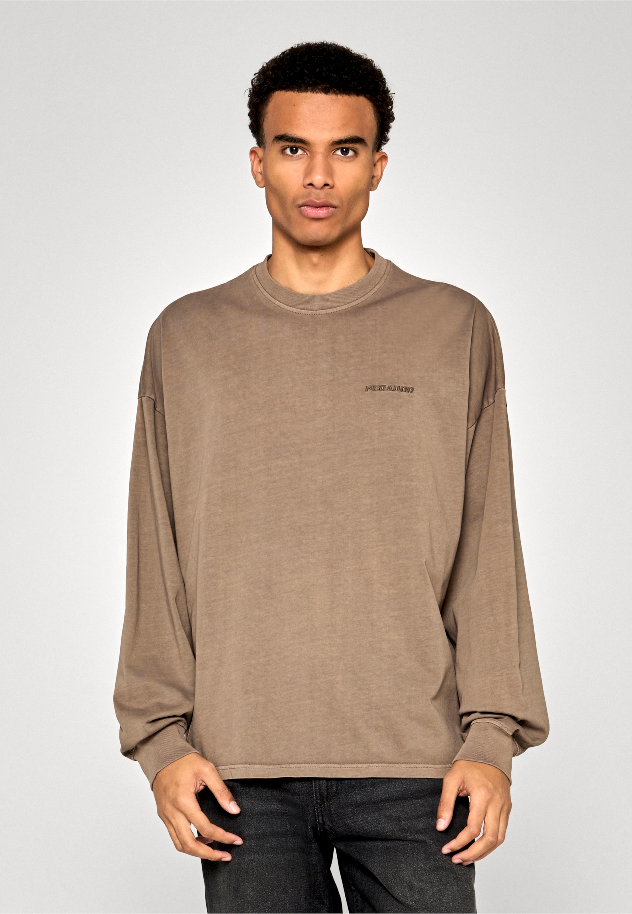 PEGADOR Rusk Logo Oversized Longsleeve