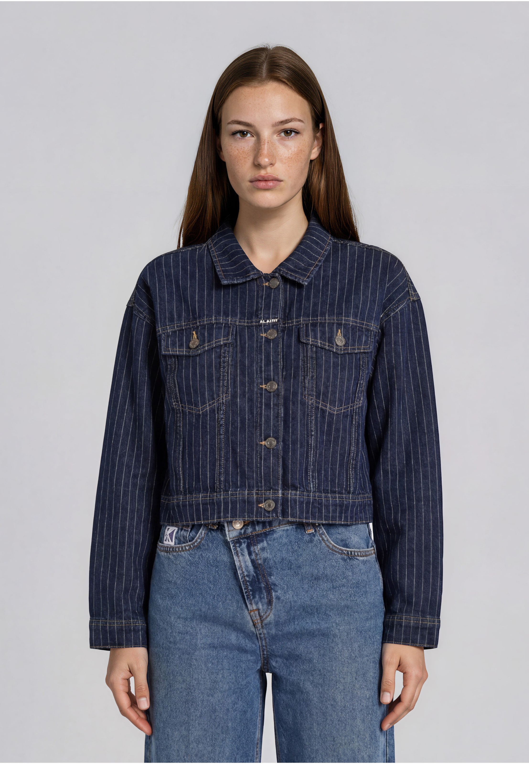 Karl Kani Retro Cropped Denim Jacket