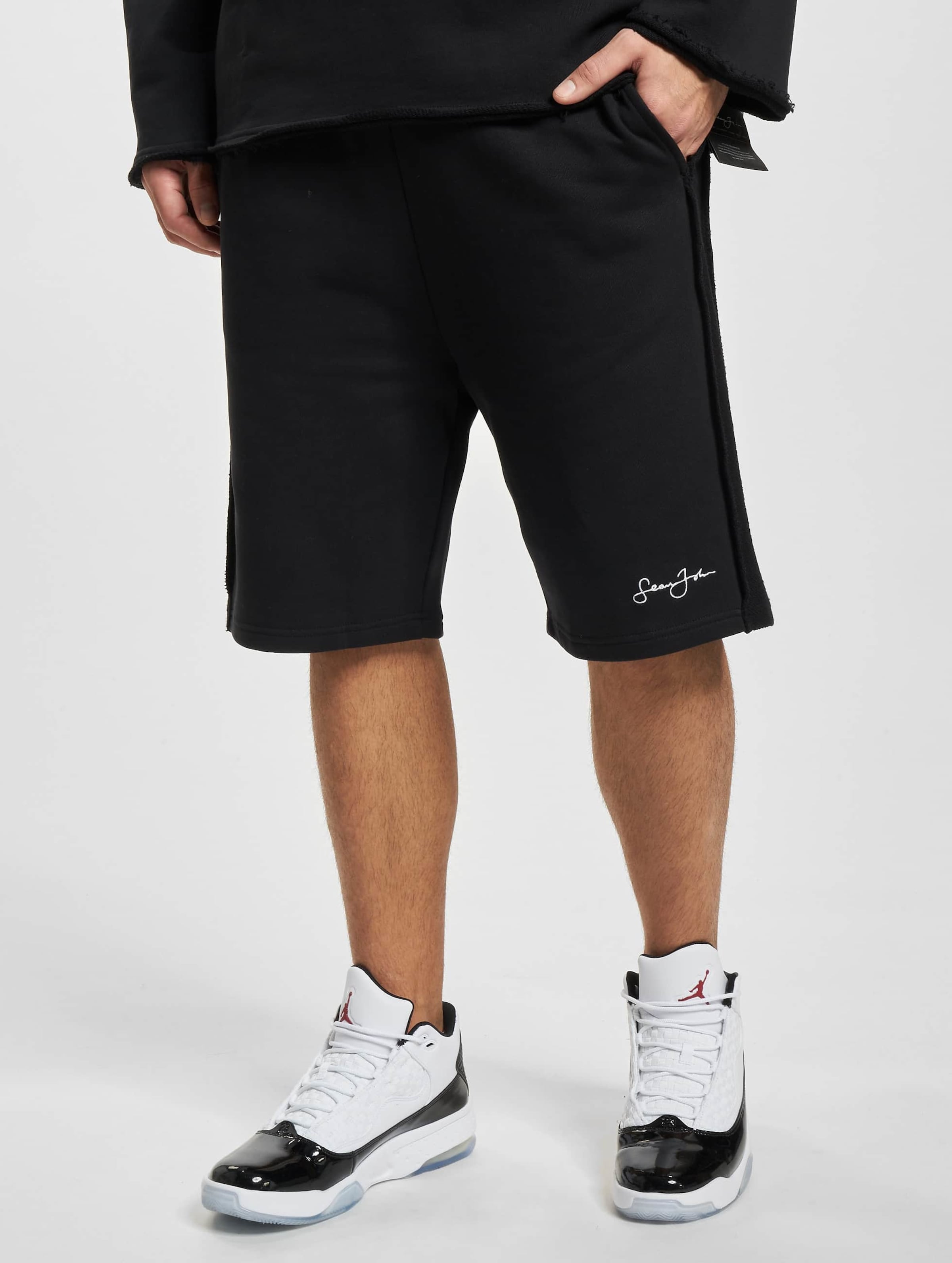 Sean John JM231-002-02 SJ Script Logo Terry Short