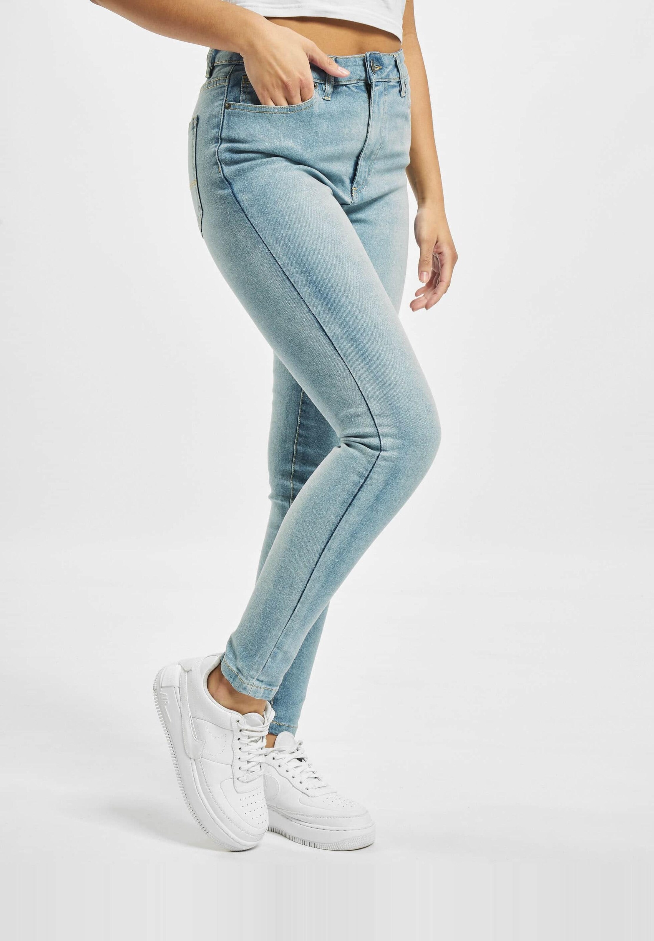 Urban Classics Ladies High Waist Skinny Jeans