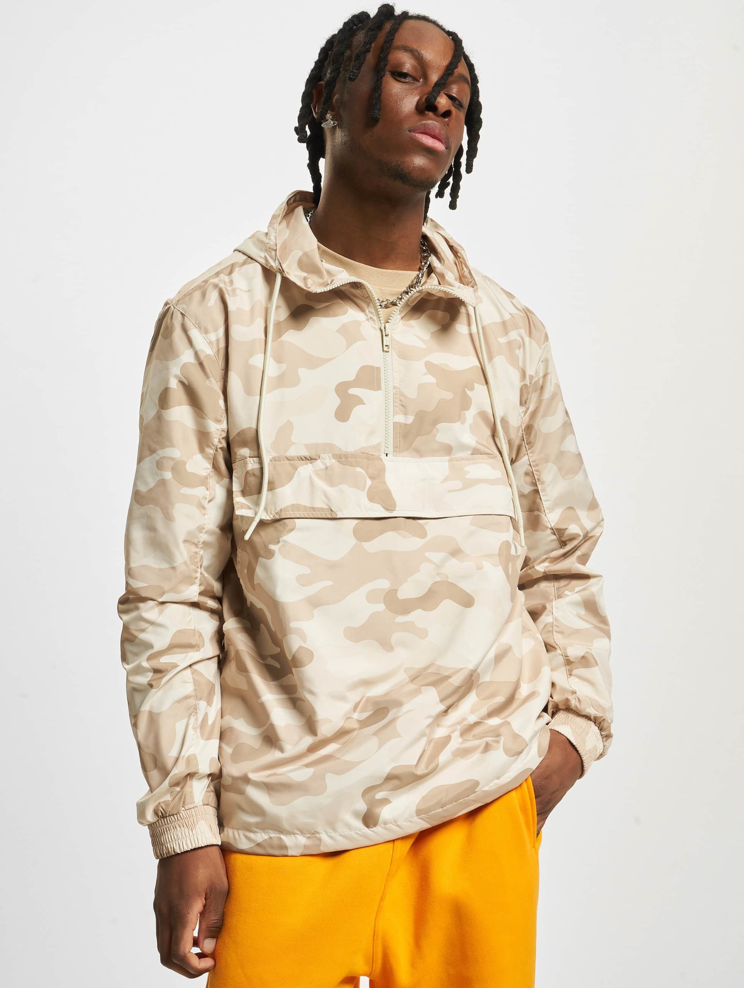 Urban Classics Camo Pull Over Windbreaker