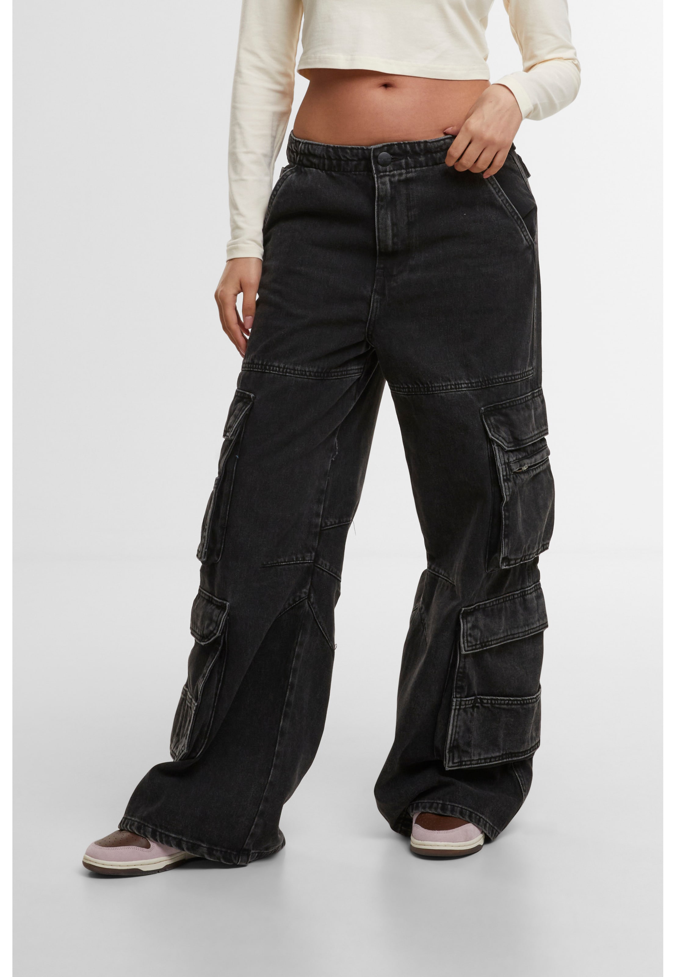 2Y Studios Mara Cargo Baggy Jeans