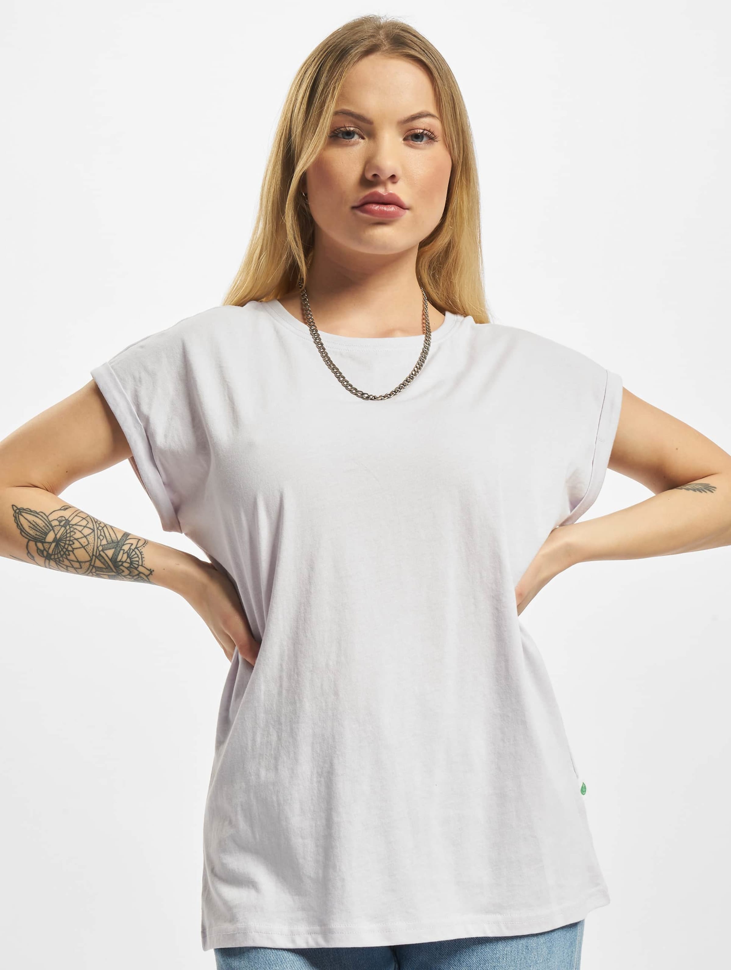 Urban Classics Ladies Organic Extended Shoulder Tee