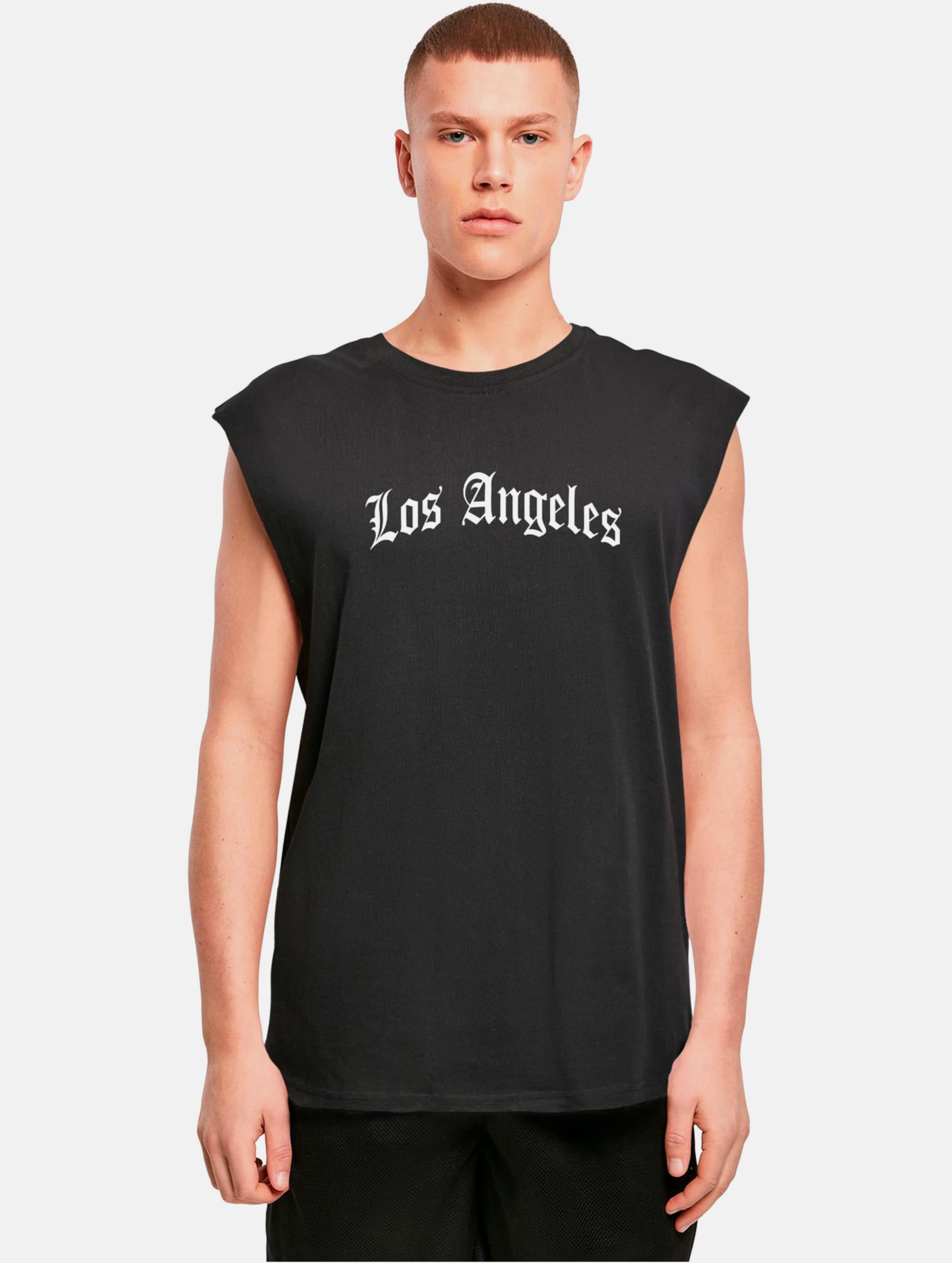Mister Tee Los Angeles Wording Sleeveless