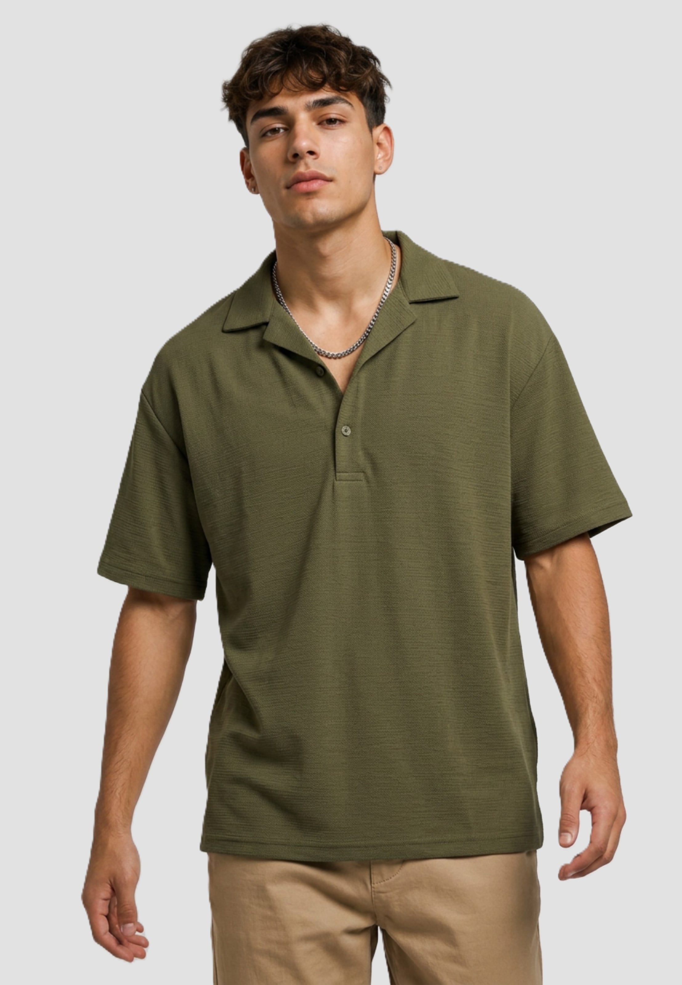 2Y Premium Wrinkled Textured Blouse Hemd