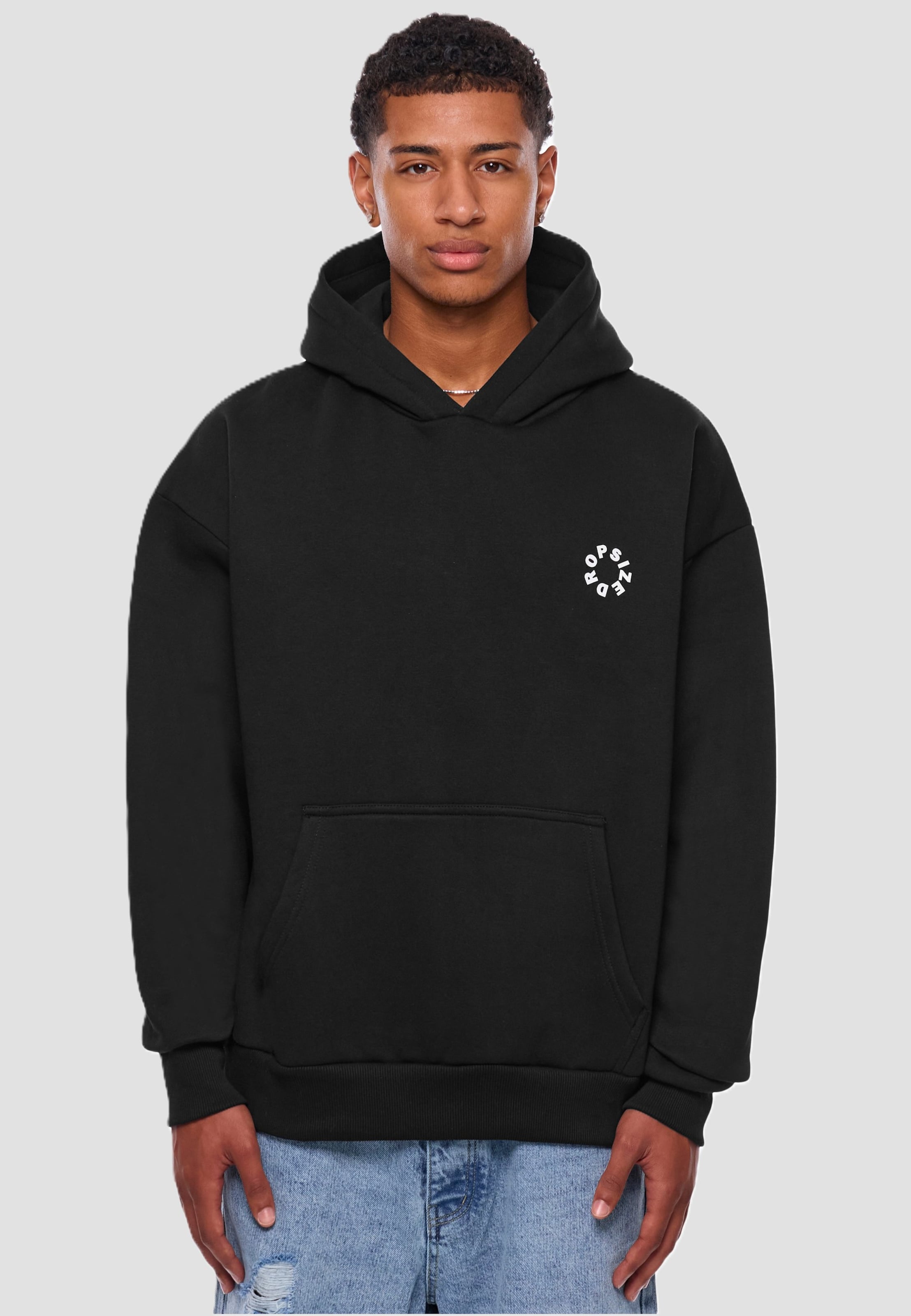 Dropsize HEAVY OVERSIZE CIRCLE BLOCK HOODIE