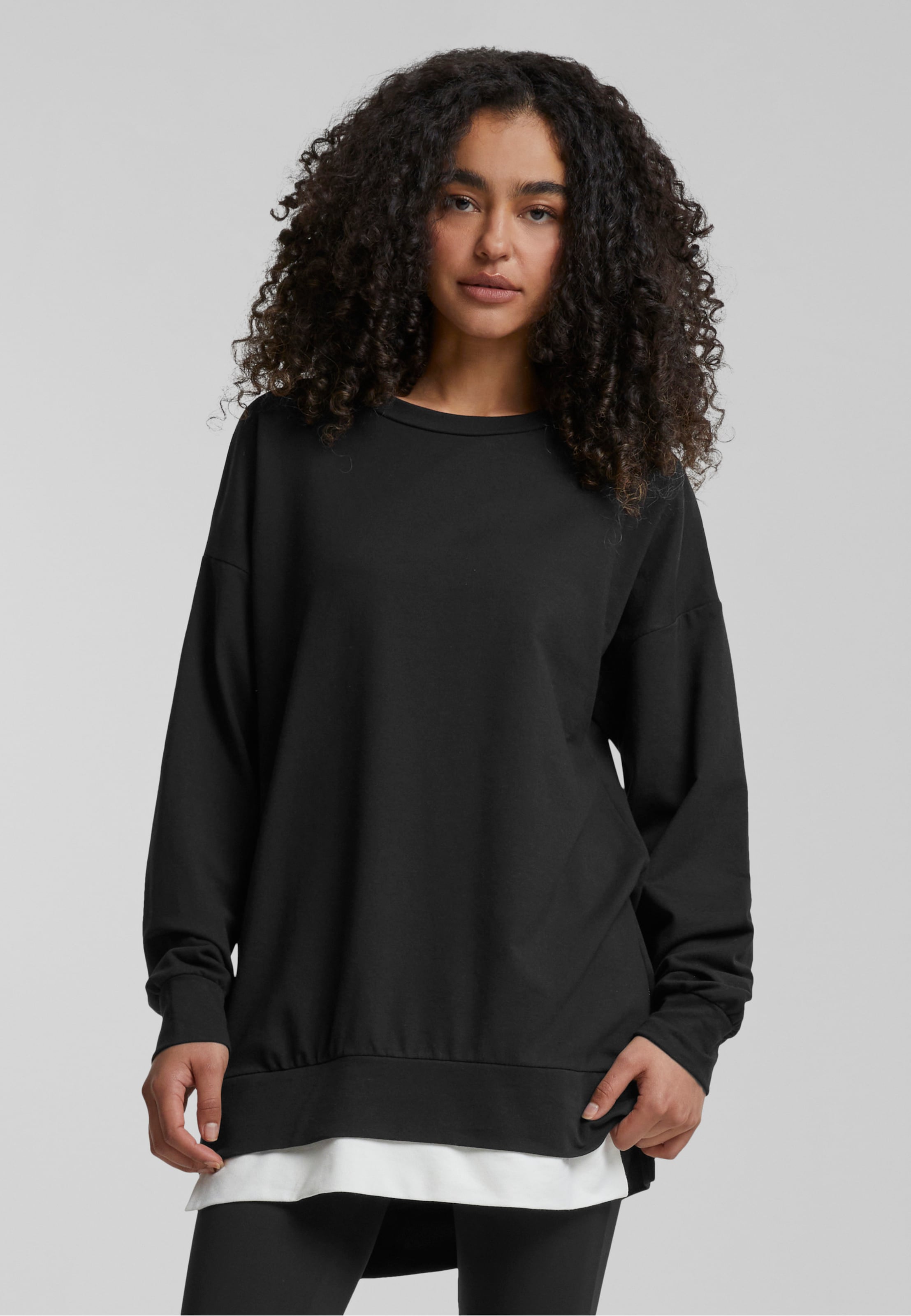 Cloud5ive Damen Pullover 2in1 Look Sweater m. Rundhals
