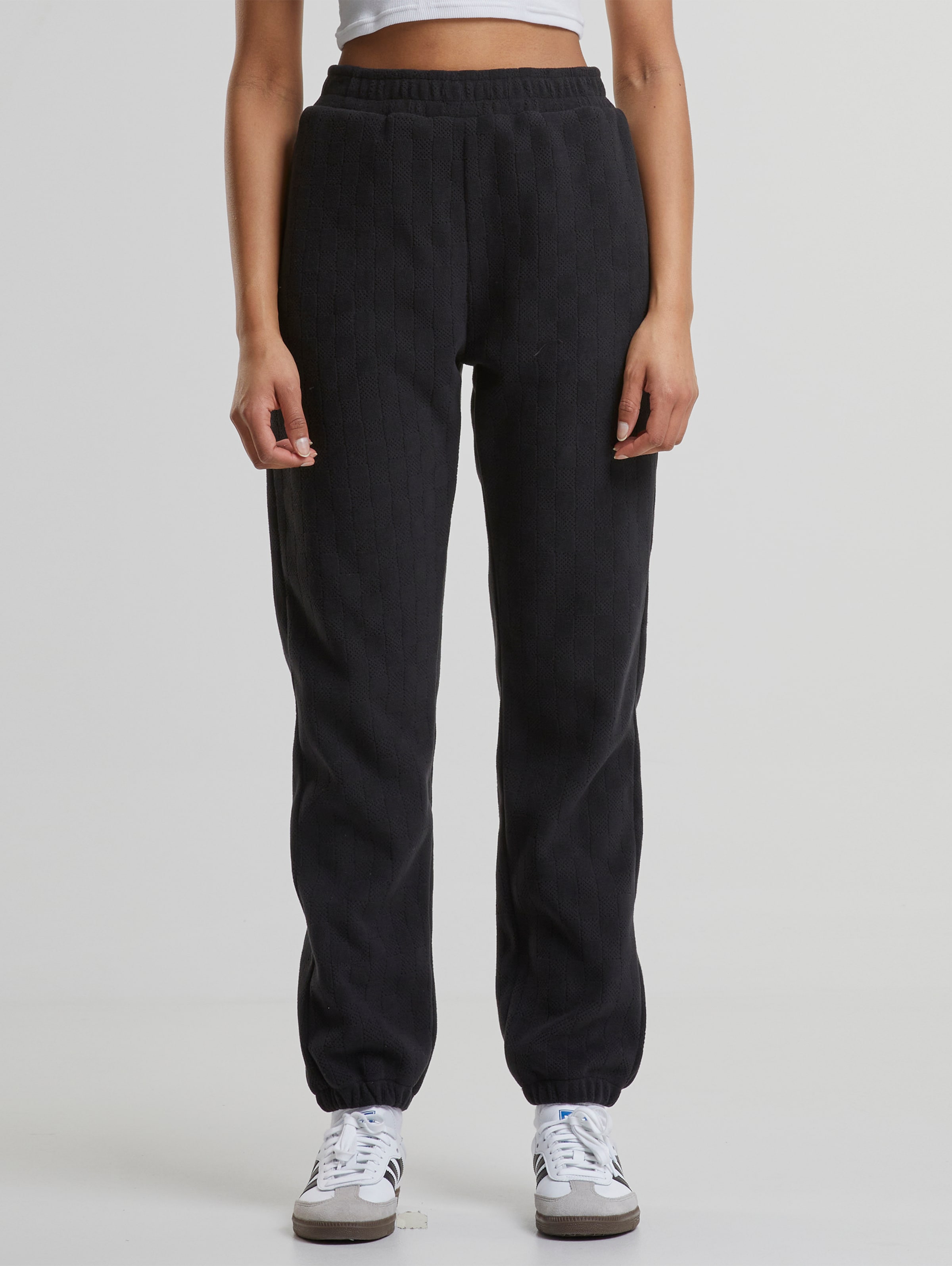 Urban Classics Ladies Jacquard Velvet Jogginghose