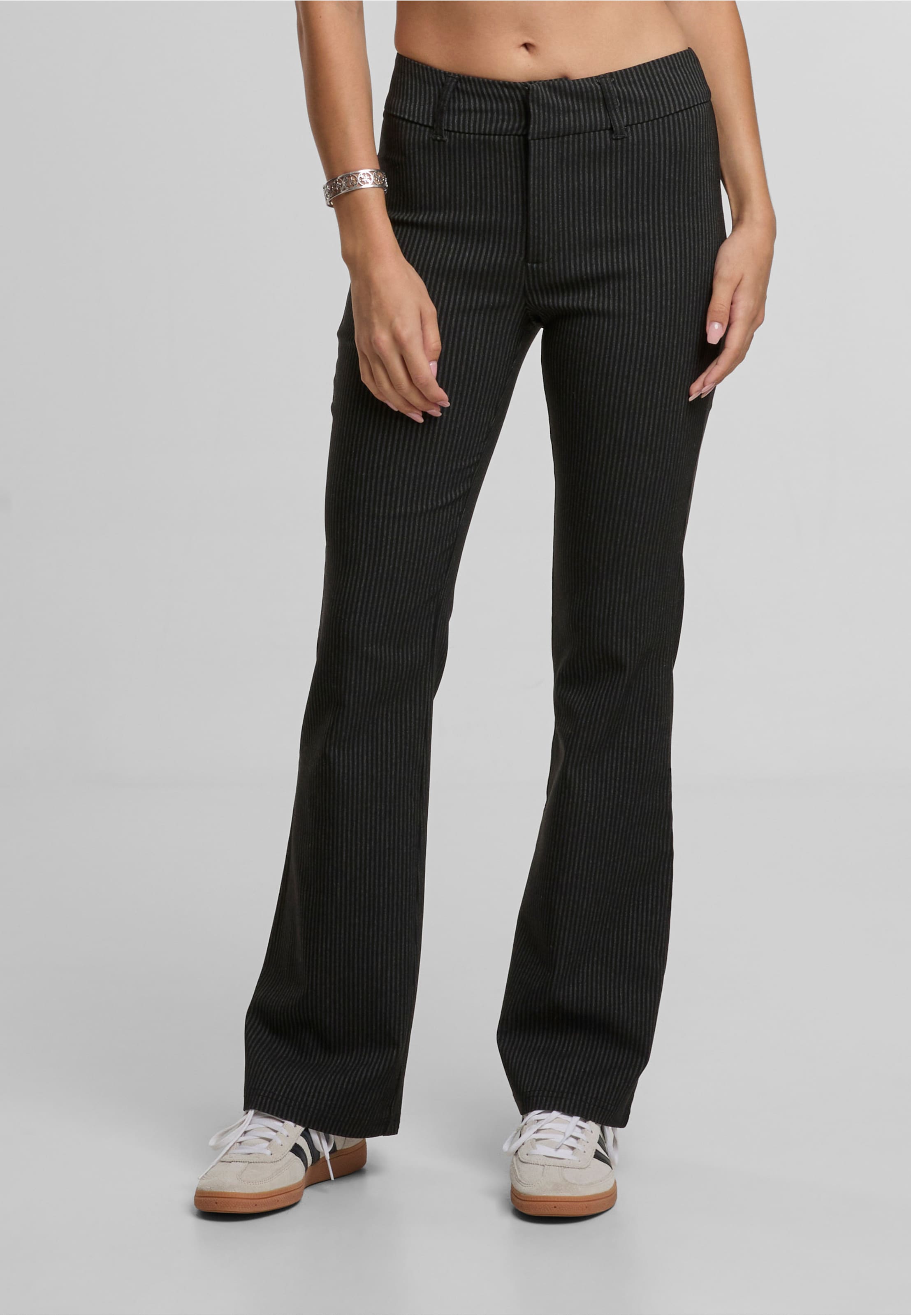 Noisy May NMWAYNE NW STRIPED FLARED PANTS