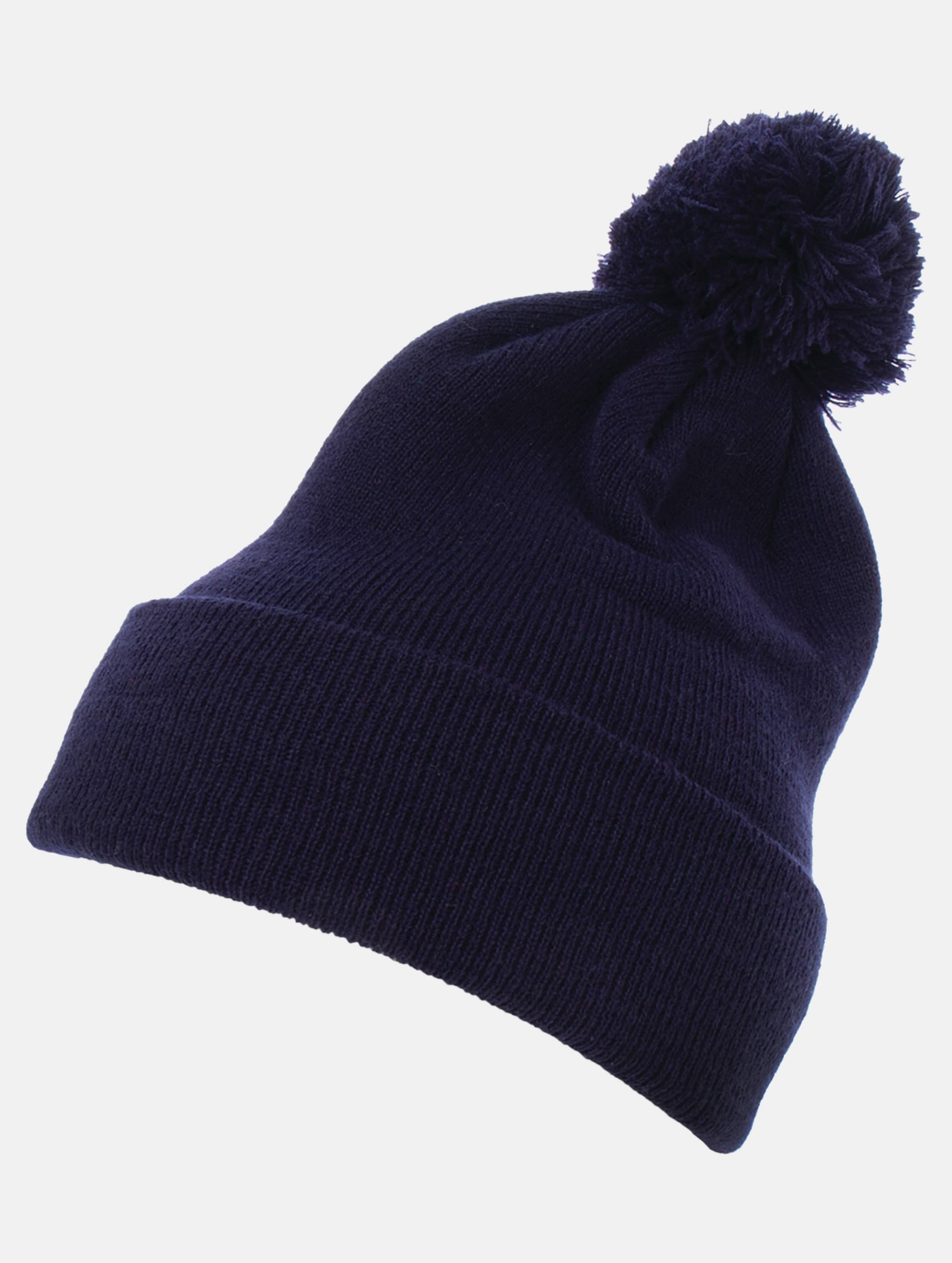 Flexfit Cuffed Pom Knit Beanie