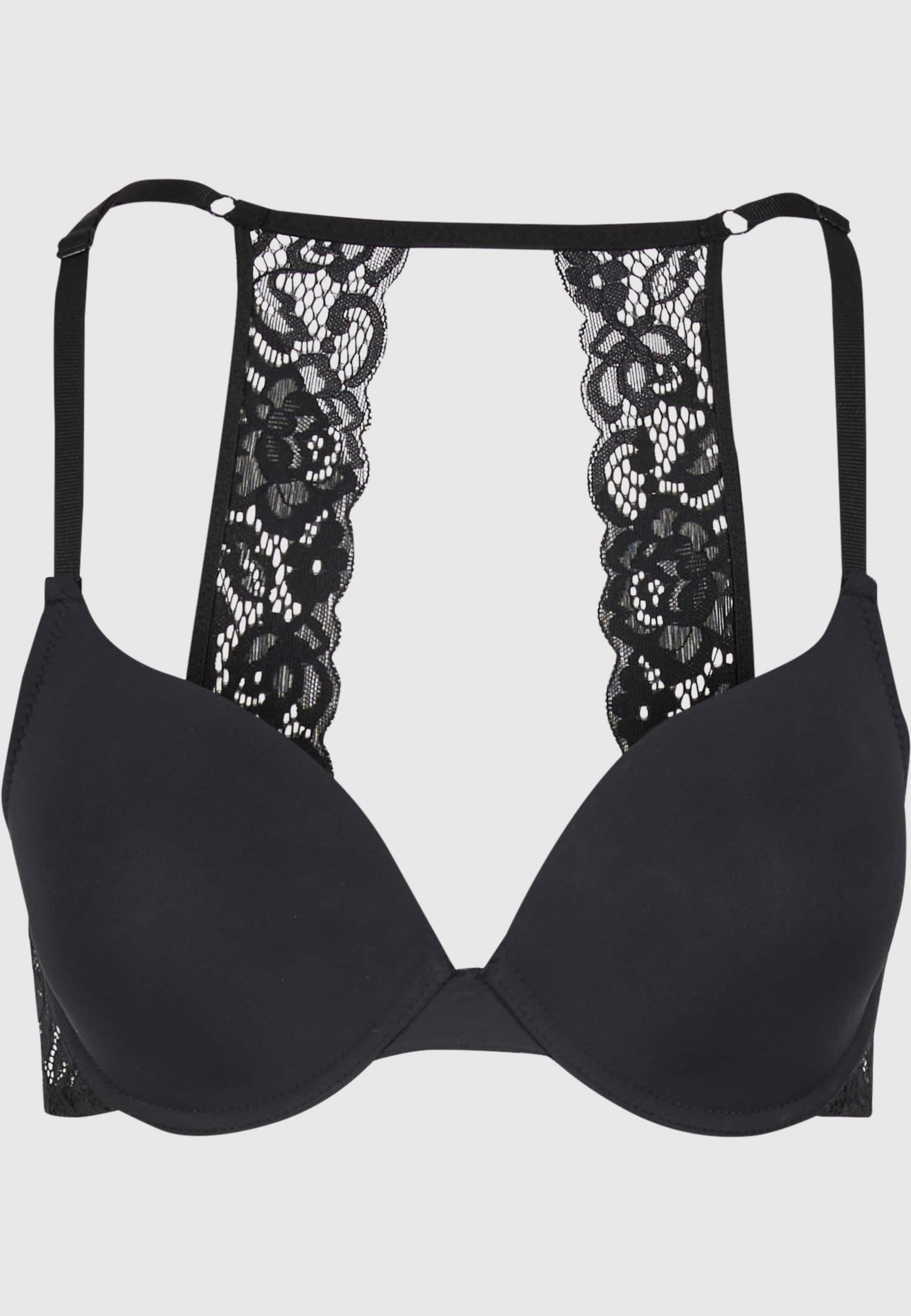 Urban Classics Ladies Padded Bra with Lace at Back