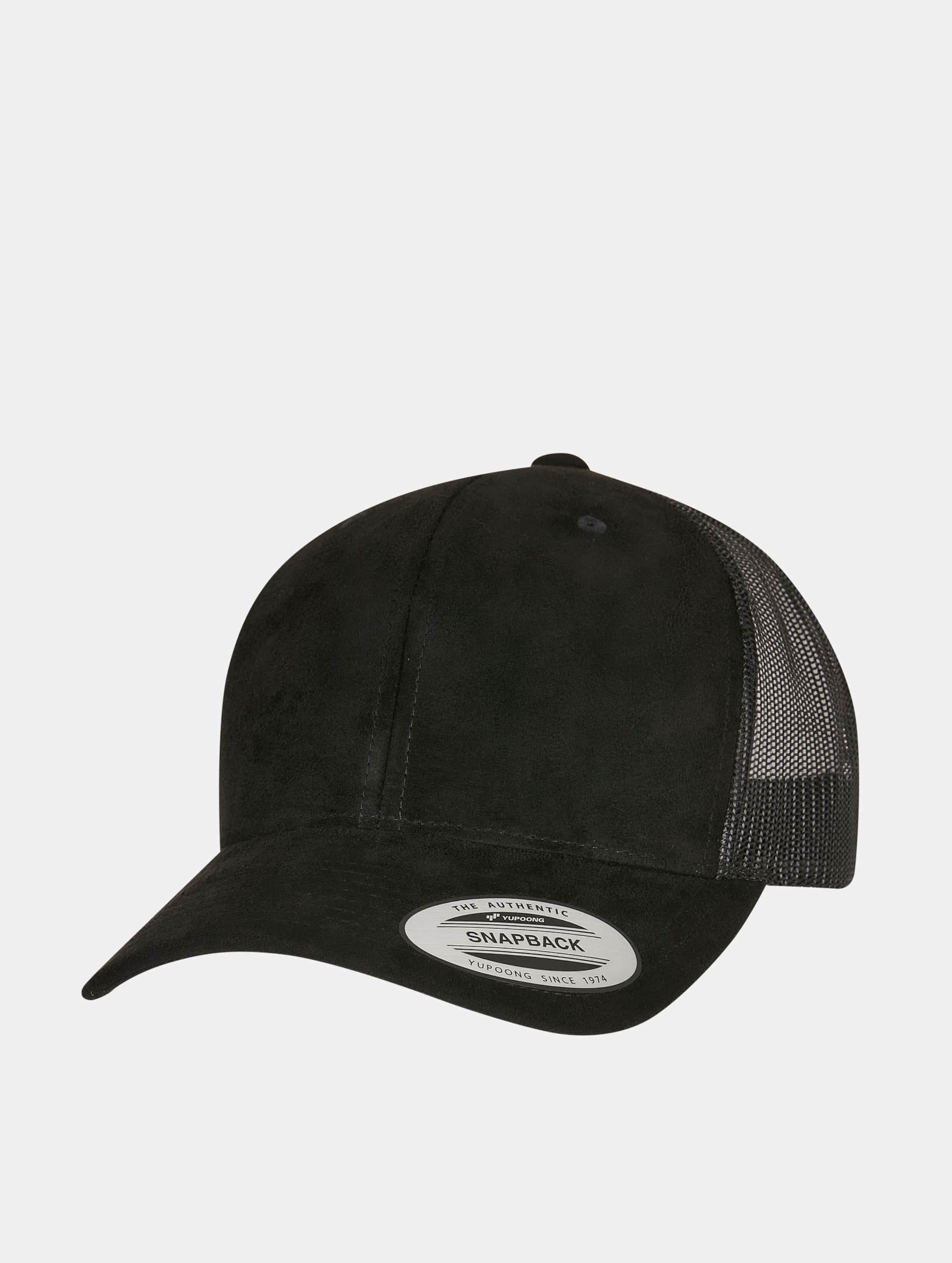 Flexfit Suede Leather Trucker Cap