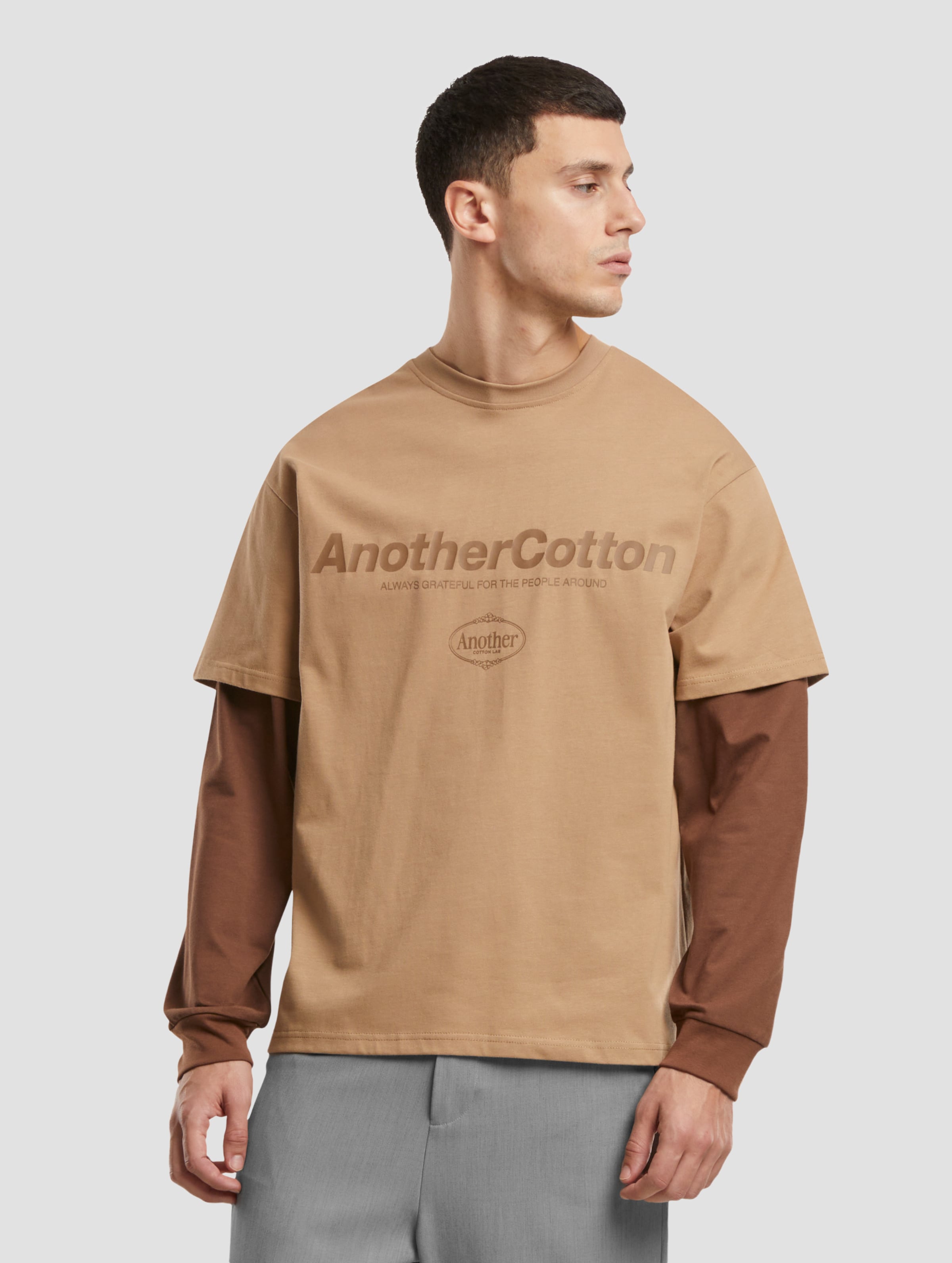 Another Cotton Lab Oversize Double Layer Longsleeve