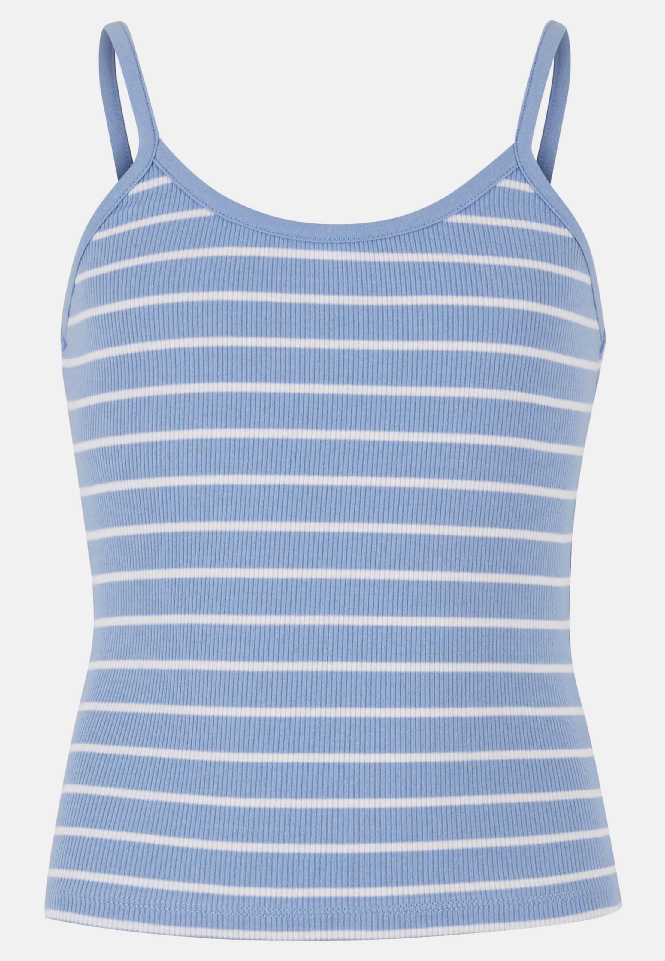 Urban Classics Girls Striped Rib Basic Top