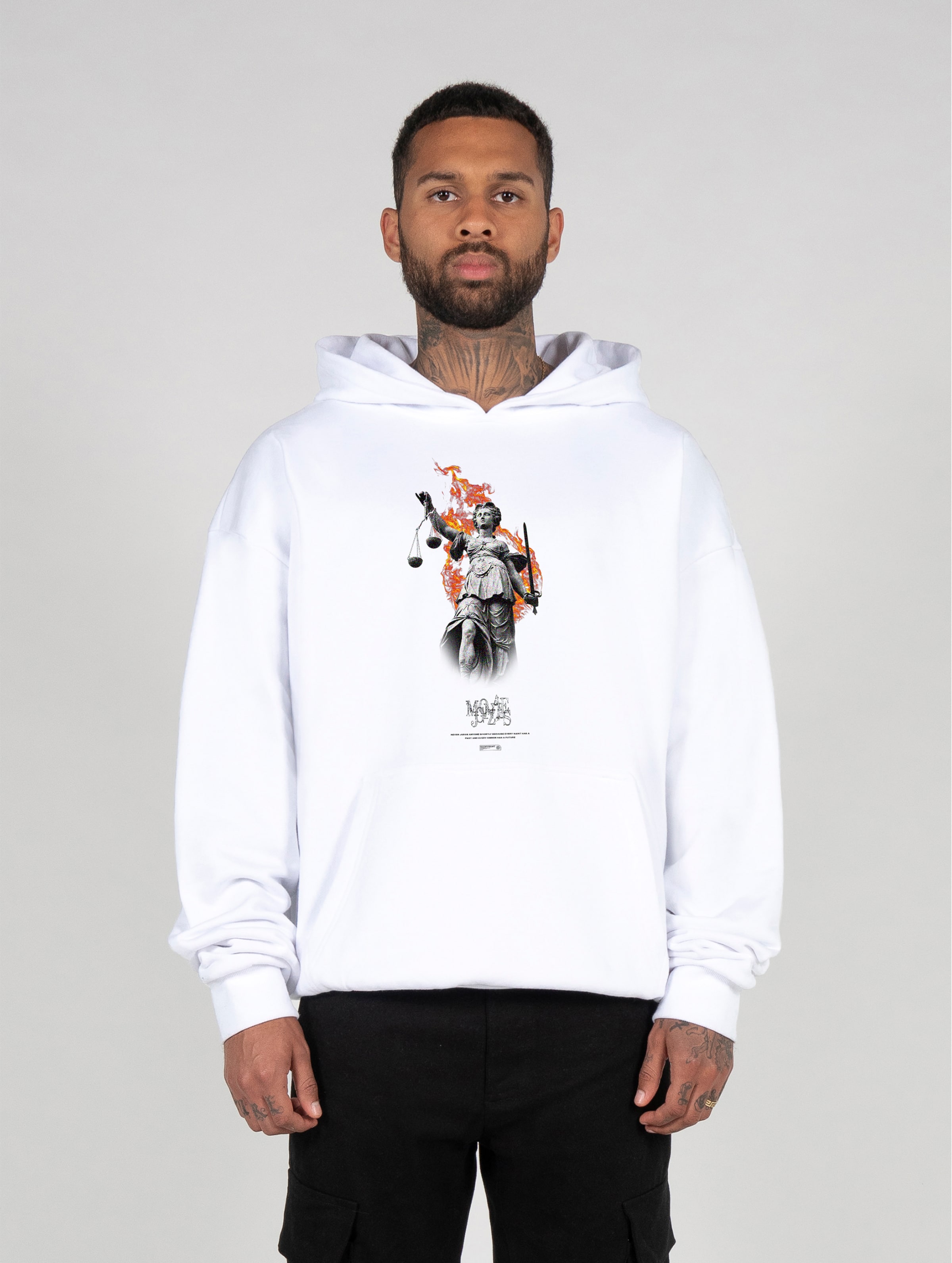 MJ Gonzales Justitia x Heavy Oversized Hoodie