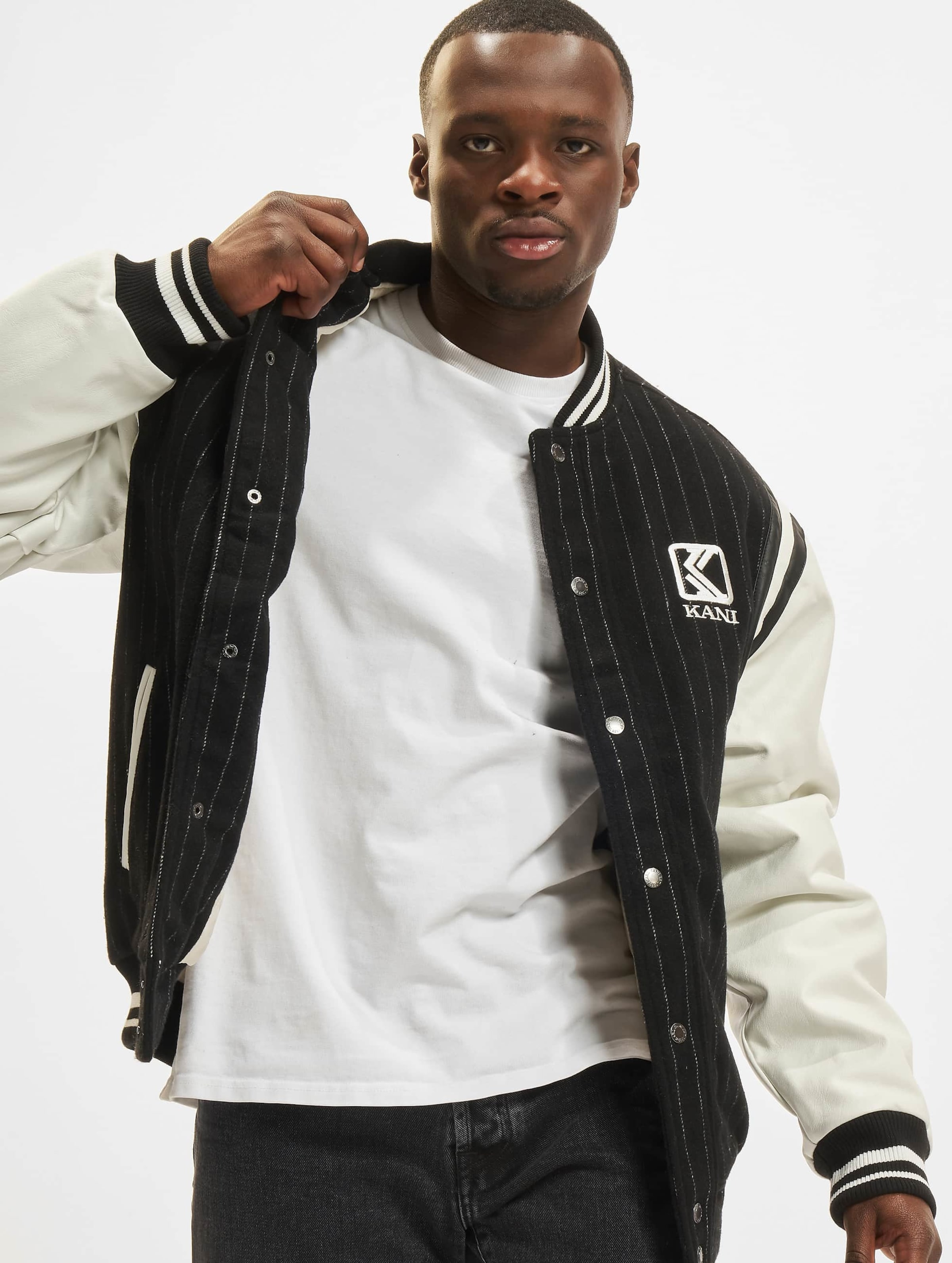 Karl Kani OG Block pinstripe College Jacket